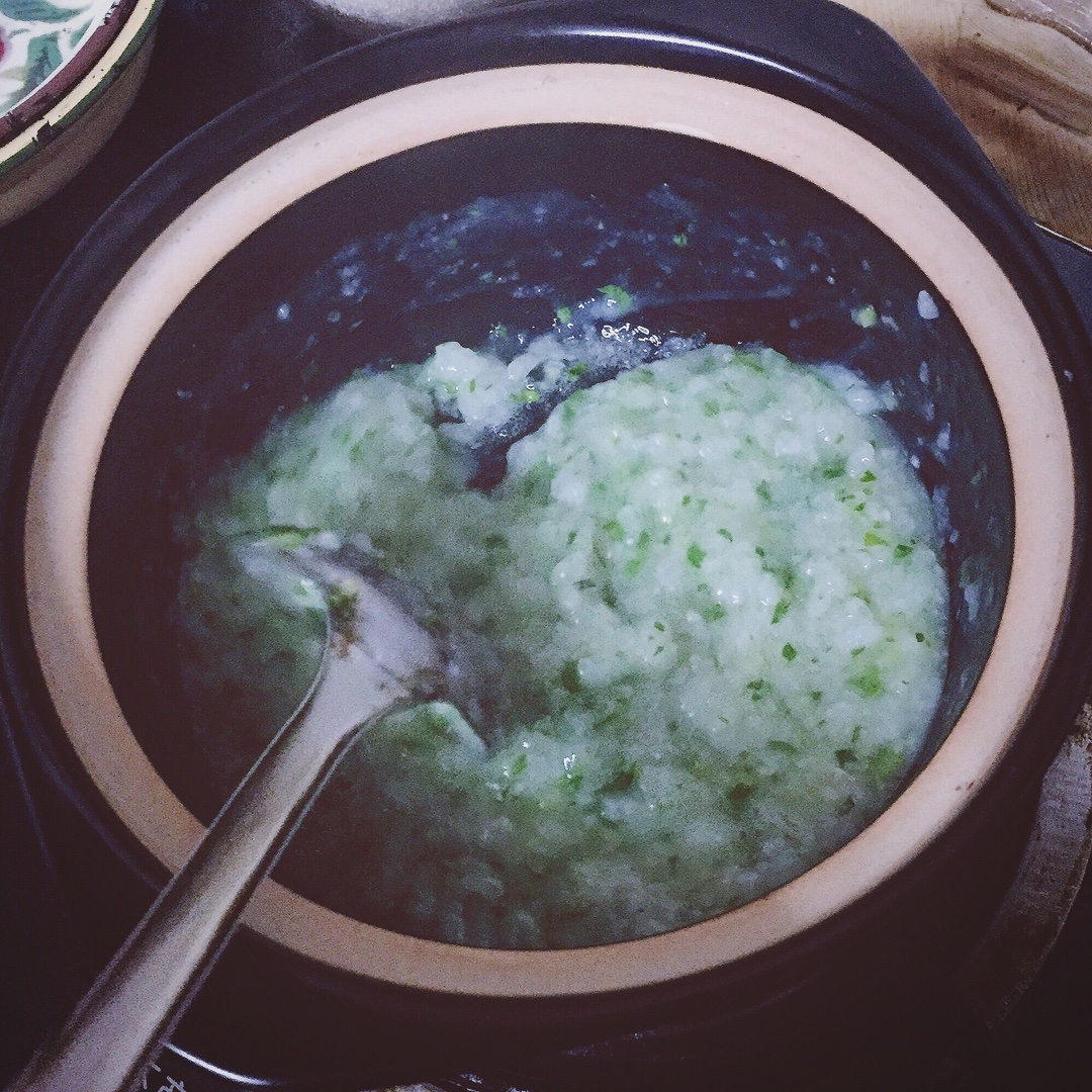 鯽魚青菜粥 八個月輔食的做法 步骤9
