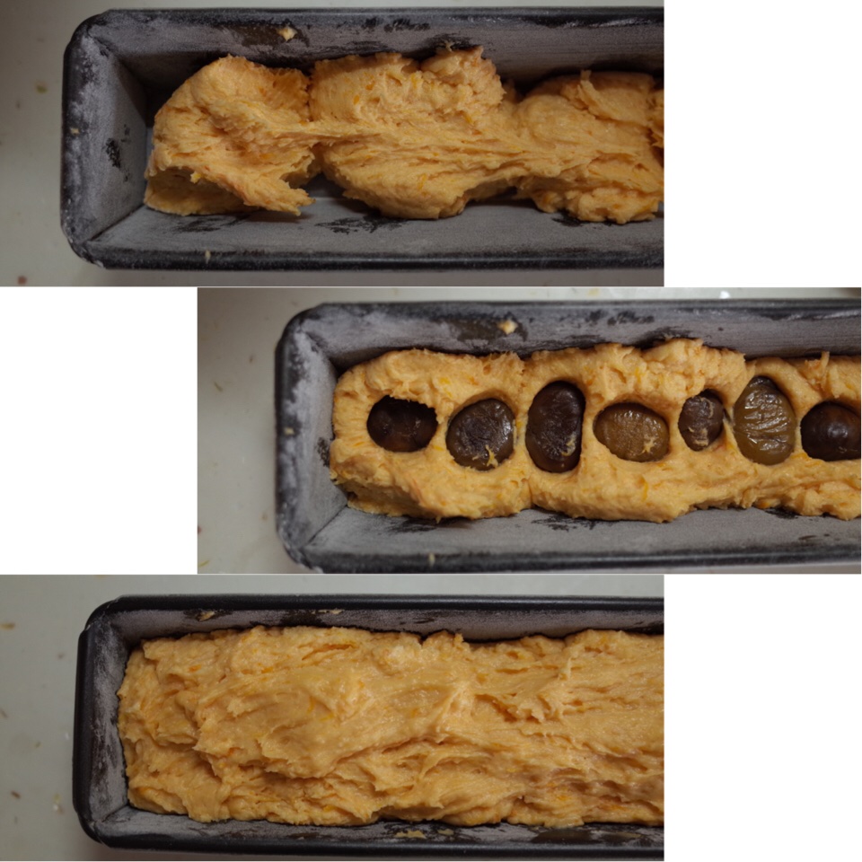 南瓜栗子磅蛋糕--凱伍德廚師機版的做法 步骤8