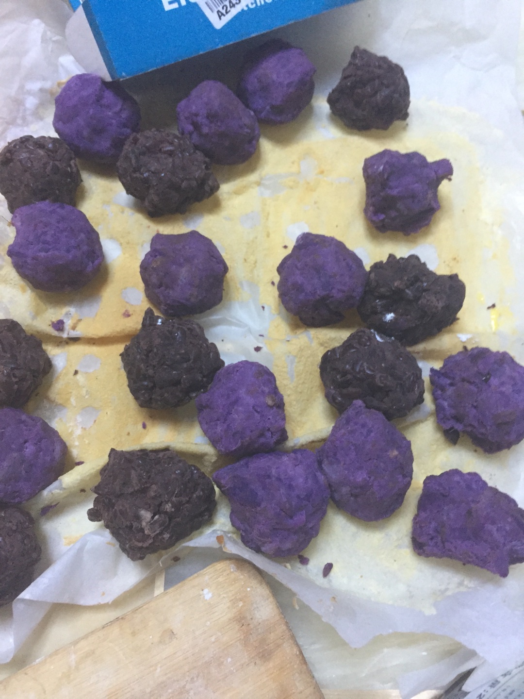 紫薯 豆沙 饅頭 米奇米妮米老鼠饅頭的做法 步骤5