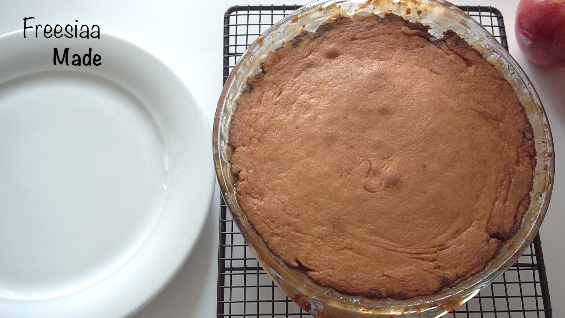 （視頻食譜）黑糖蘋果旋轉蛋糕 Apple Upside Down Cake的做法 步骤11