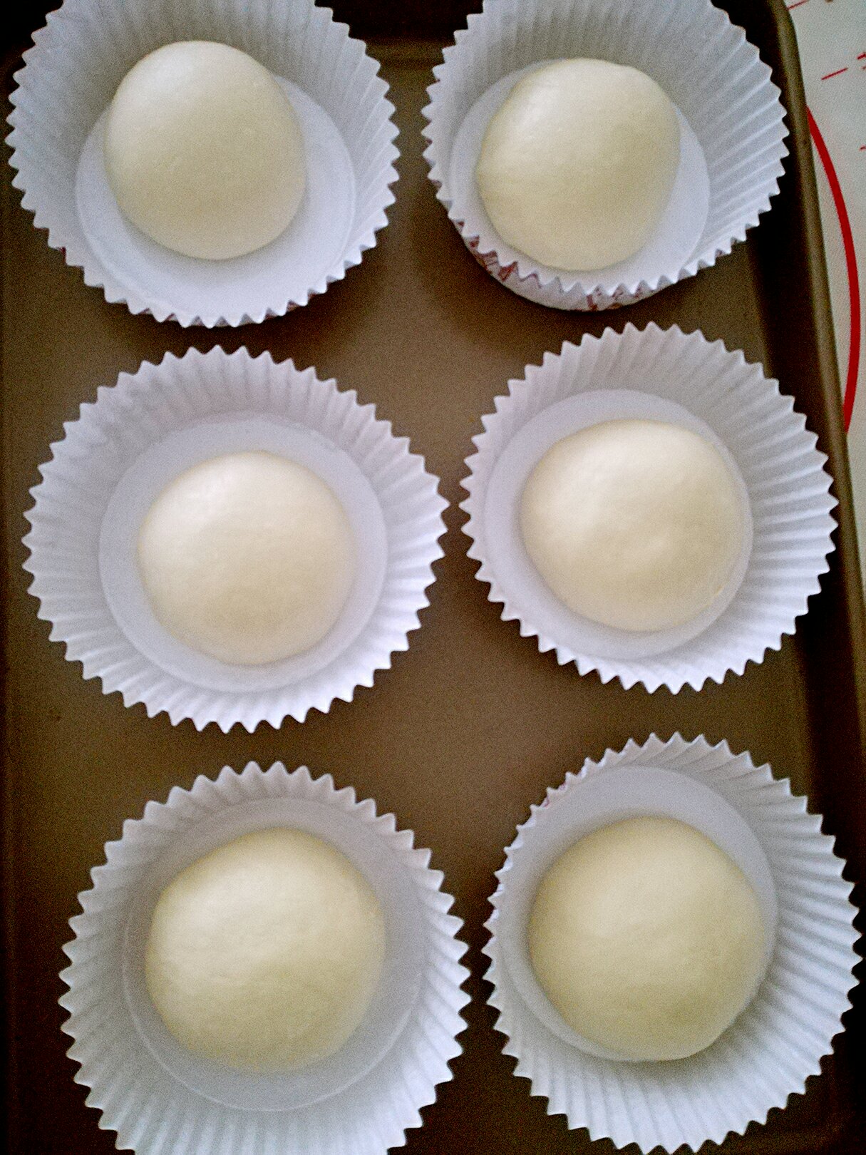蜜豆椰蓉泡漿酸奶包的做法 步骤4