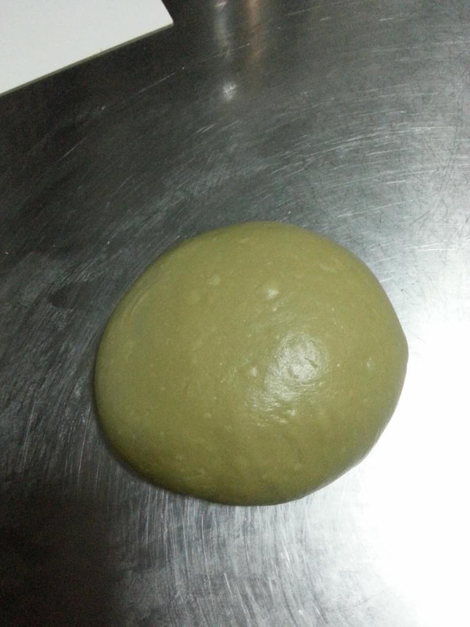 抹茶蜜豆面包卷的做法 步骤1