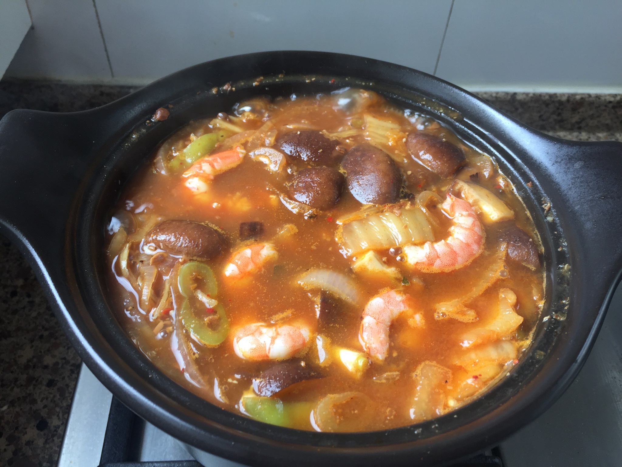 韓式海鮮豆腐湯的做法 步骤5