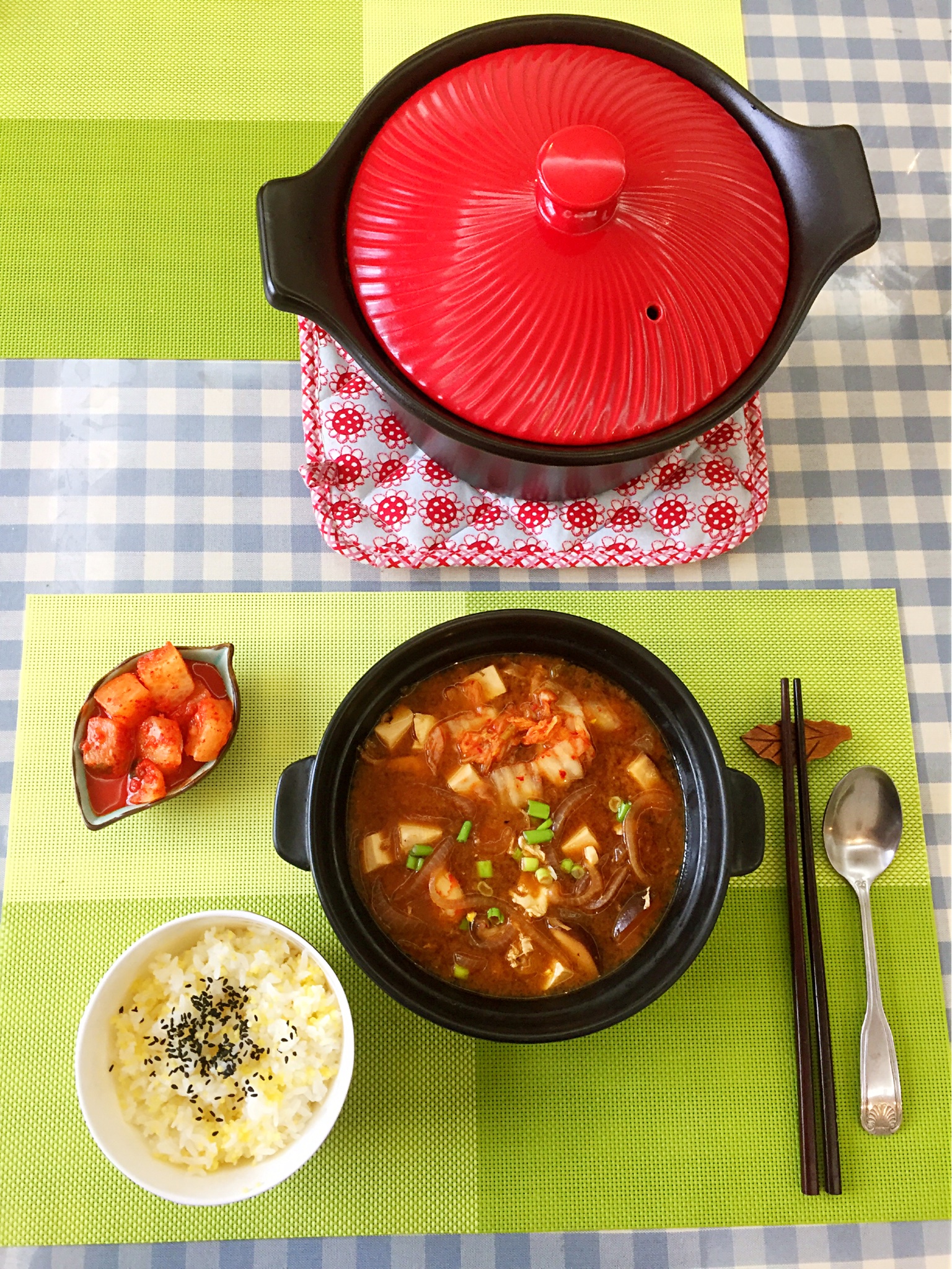 韓式海鮮豆腐湯的做法 步骤8