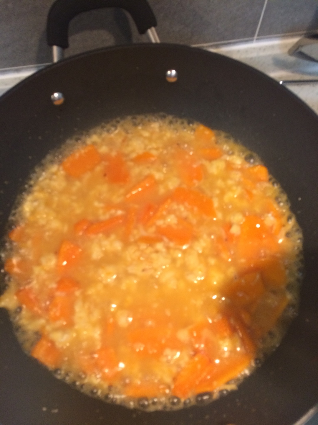 蝦皮金瓜疙瘩湯的做法 步骤5