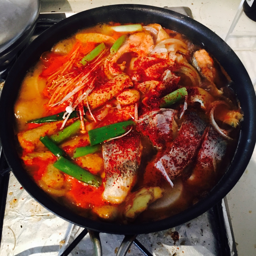 【韓餐】韓式炖魚的做法 步骤3