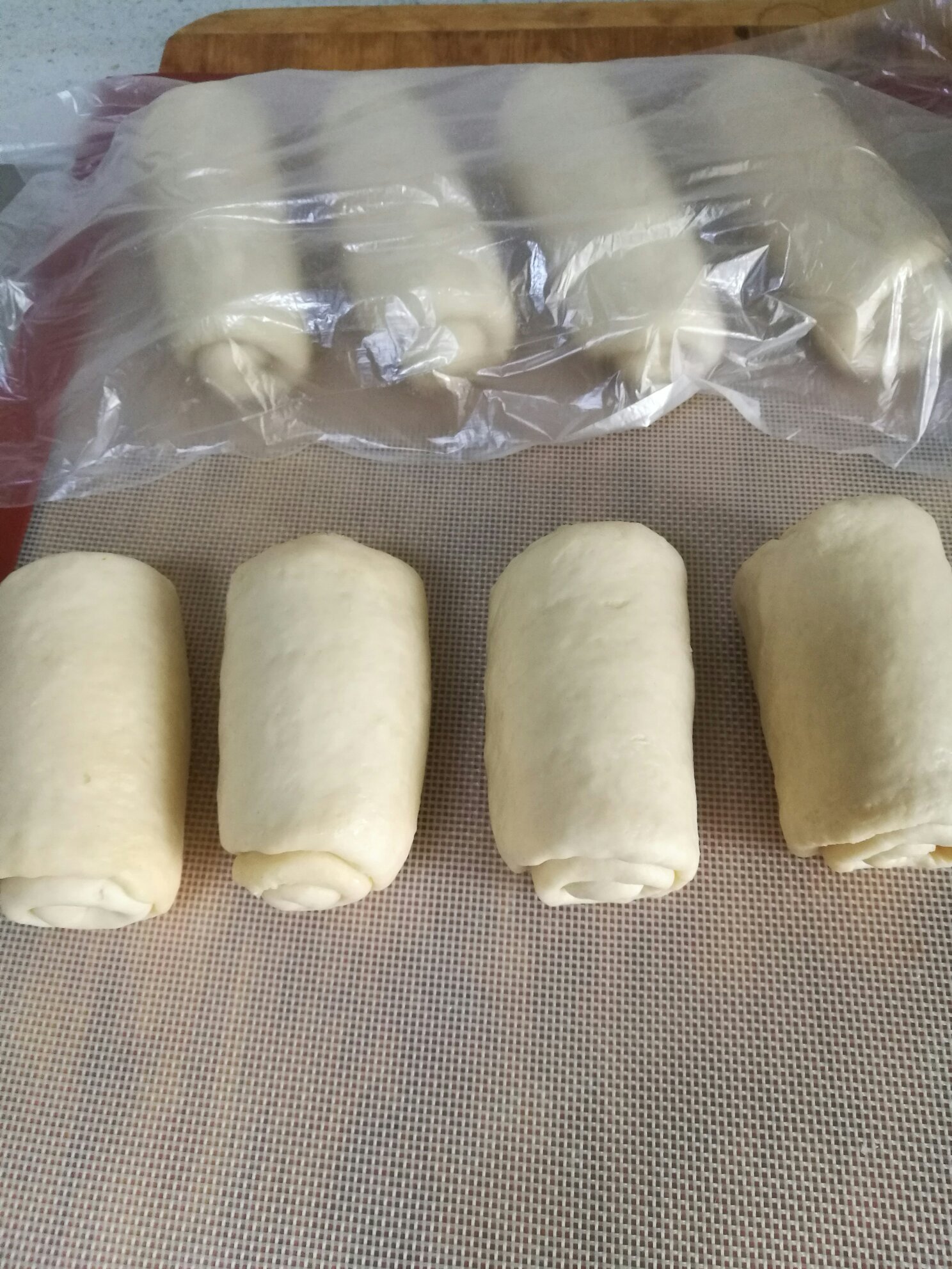 千層椰蓉小面包的做法 步骤11