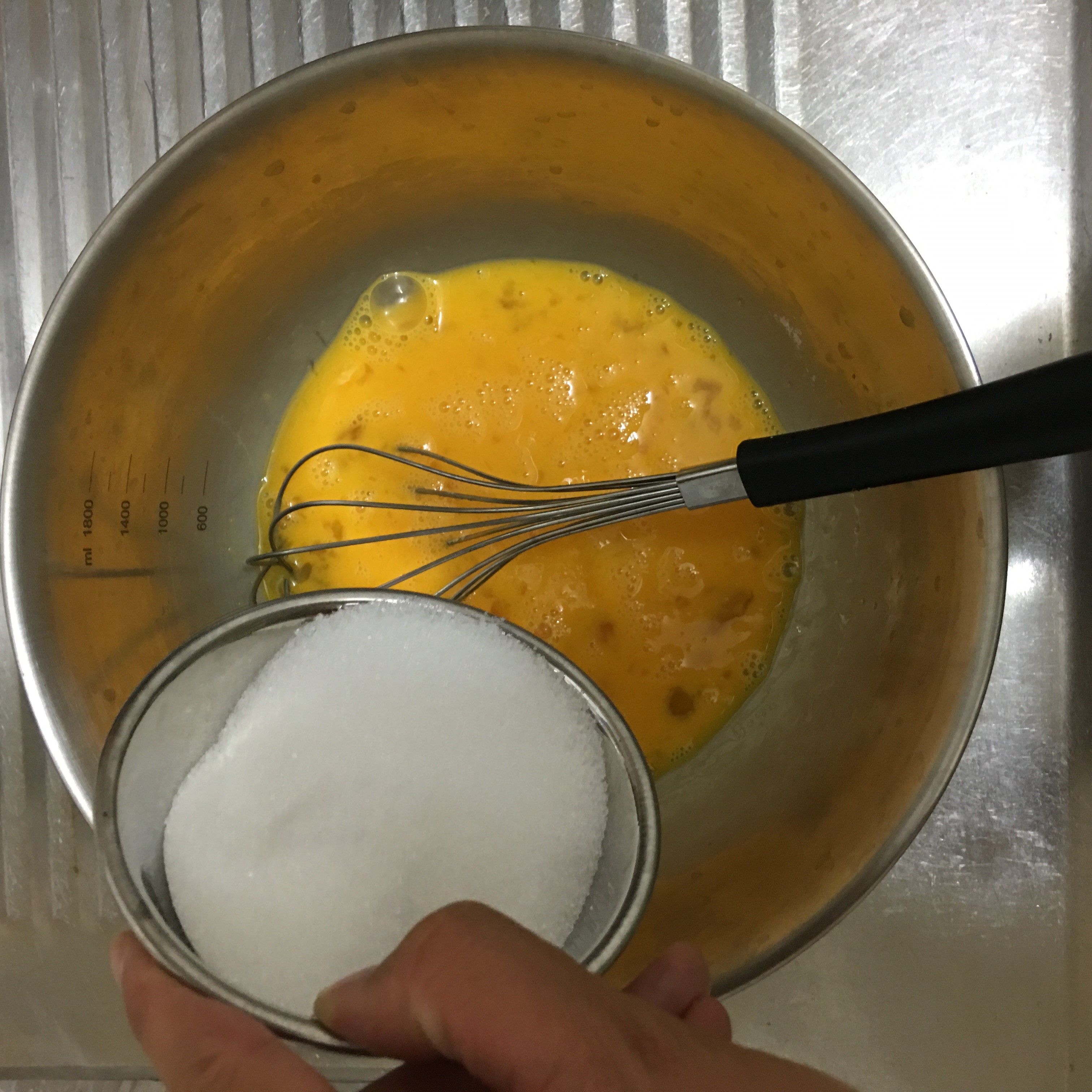 清新檸檬蜂蜜瑪德琳 madeleine的做法 步骤2