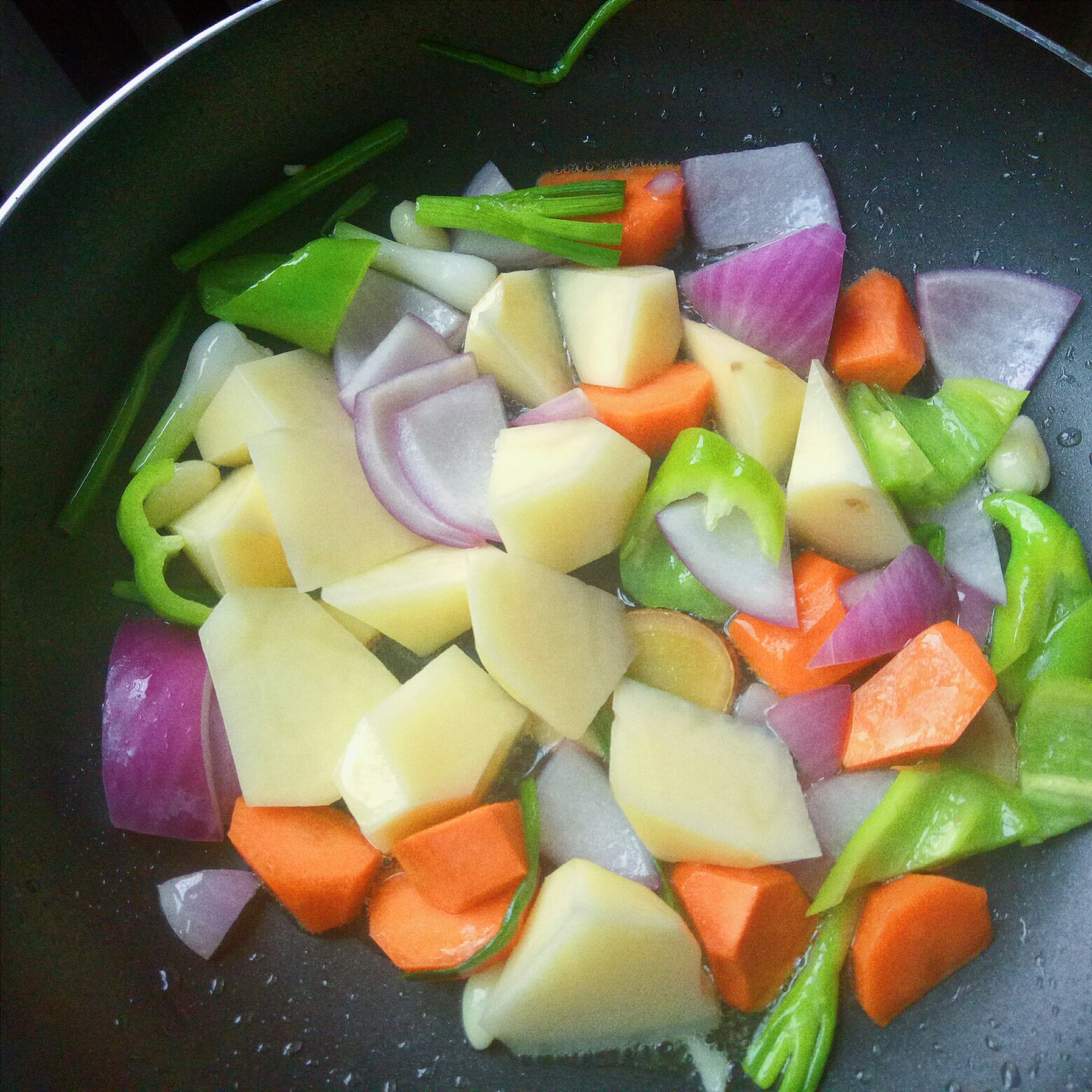 土豆燜牛肉的做法 步骤4