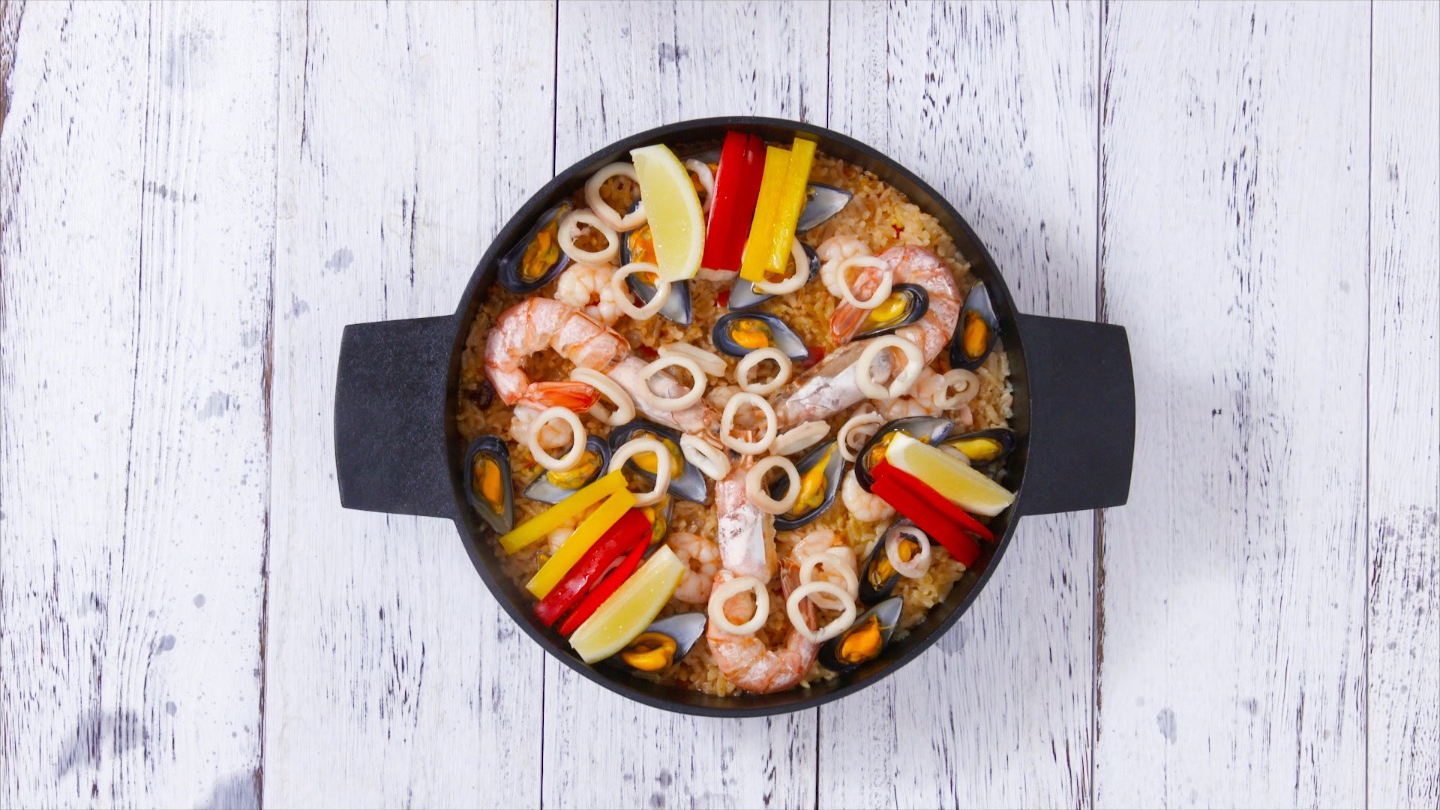 西班牙海鮮飯∣美食台的做法 步骤8