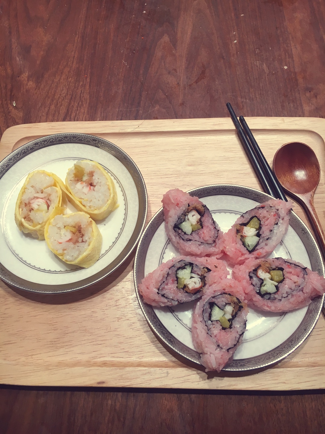 日式壽司—櫻花卷&蛋皮卷的做法 步骤15