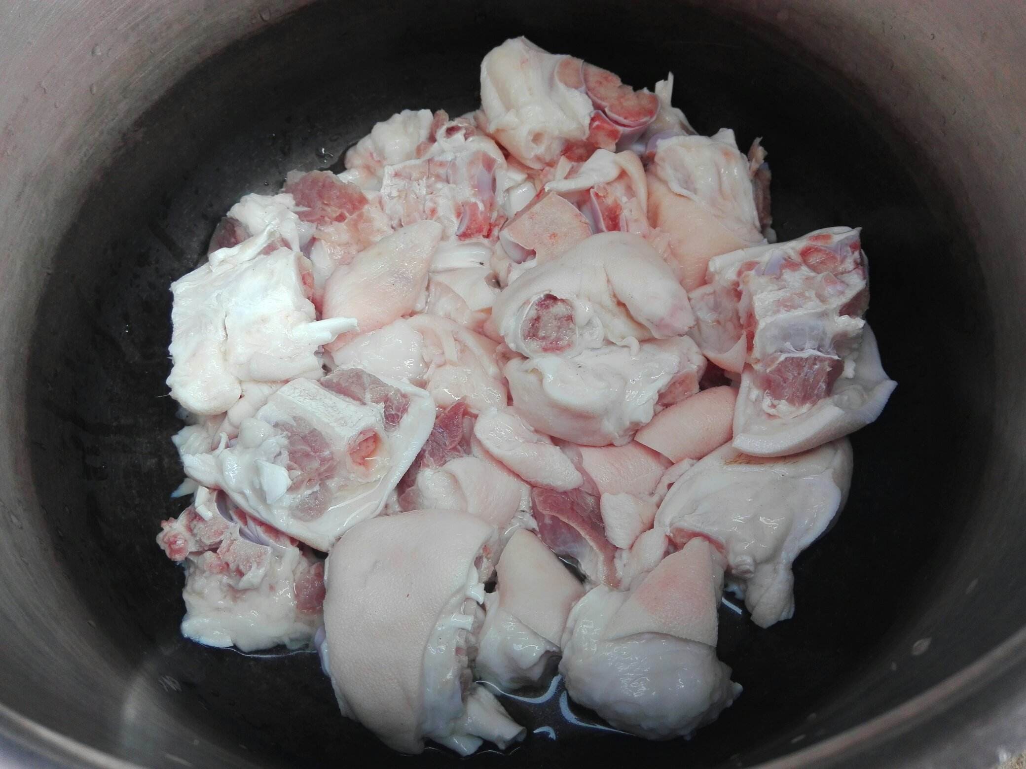 黃豆燜豬腳（高壓鍋版）的做法 步骤2