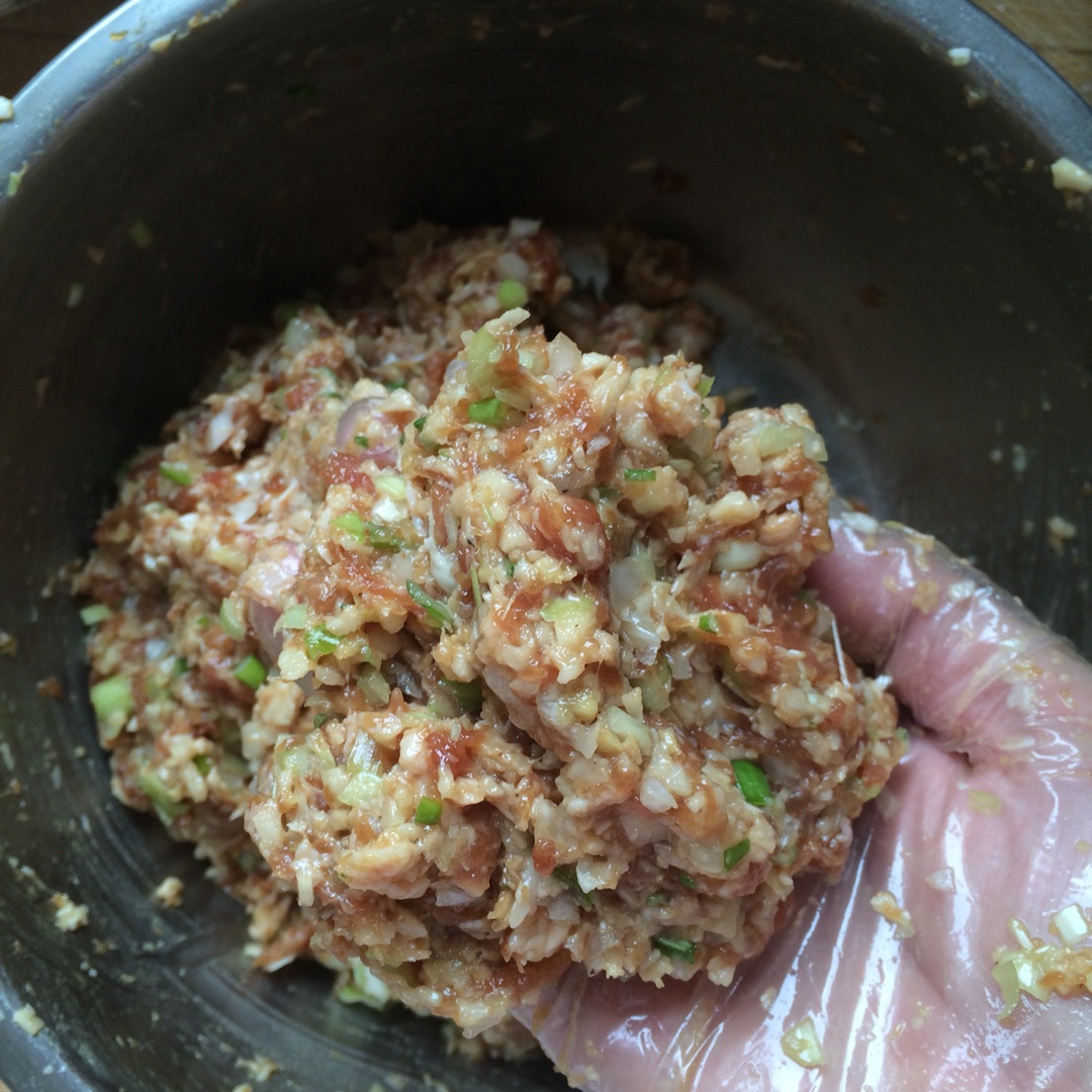 蓮菜（蓮藕）豬肉餃子的做法 步骤7