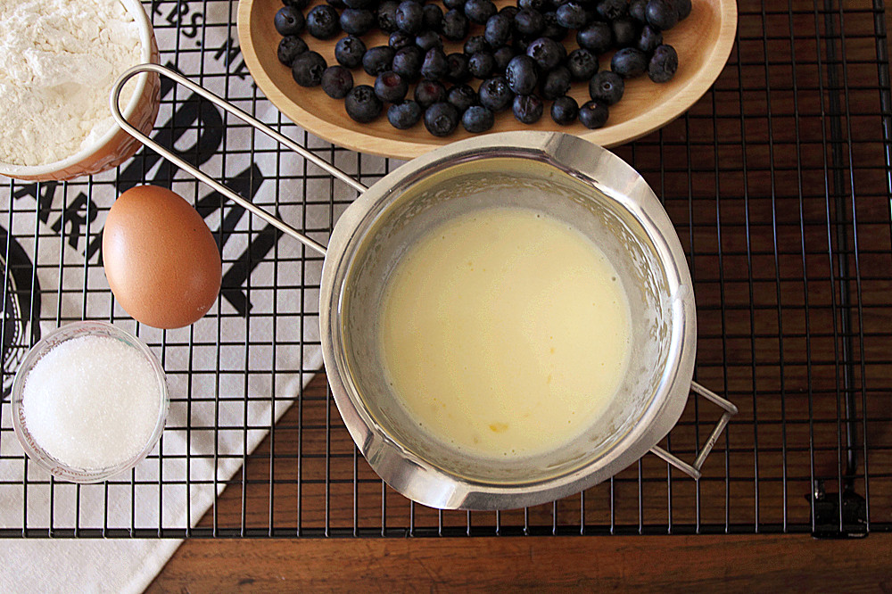 藍莓乳酪杯子蛋糕的做法 步骤1