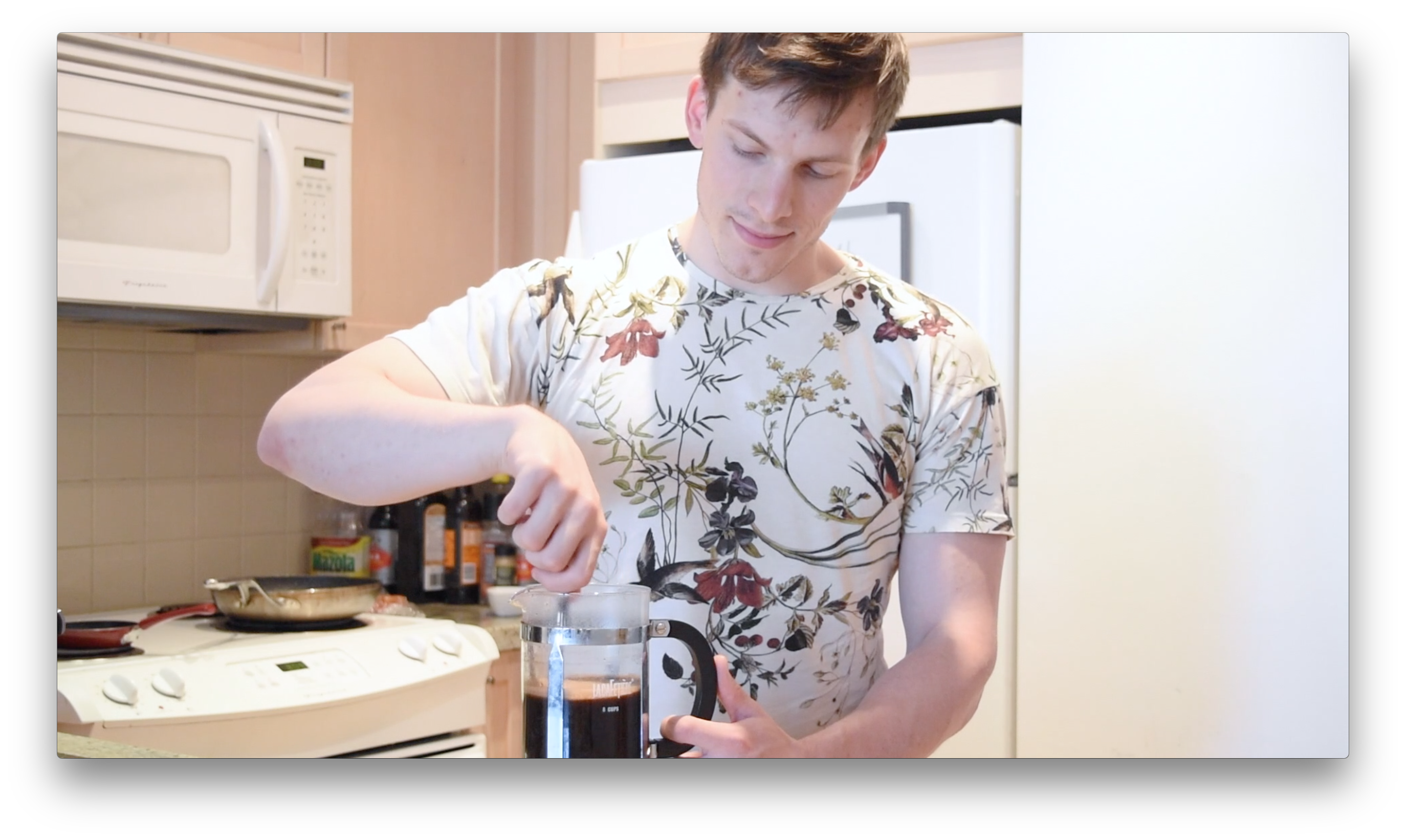法式濾壓咖啡 Frensh Press Coffee∣約翰的小廚房的做法 步骤3