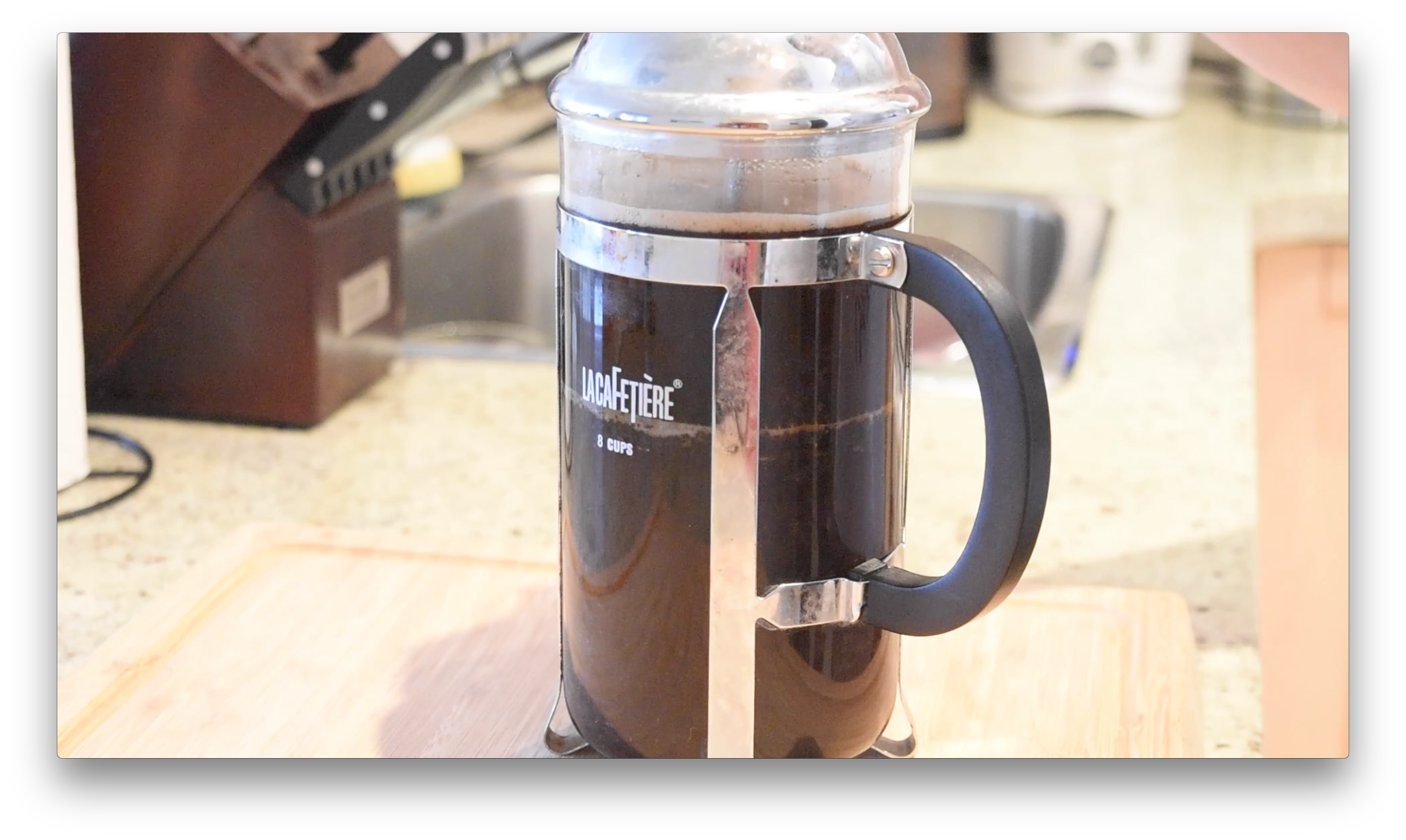法式濾壓咖啡 Frensh Press Coffee∣約翰的小廚房的做法 步骤5