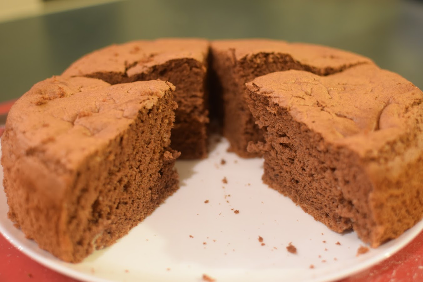 七寸巧克力戚風蛋糕的做法 步骤8