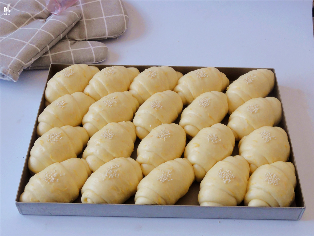奶香紅薯面包的做法 步骤15
