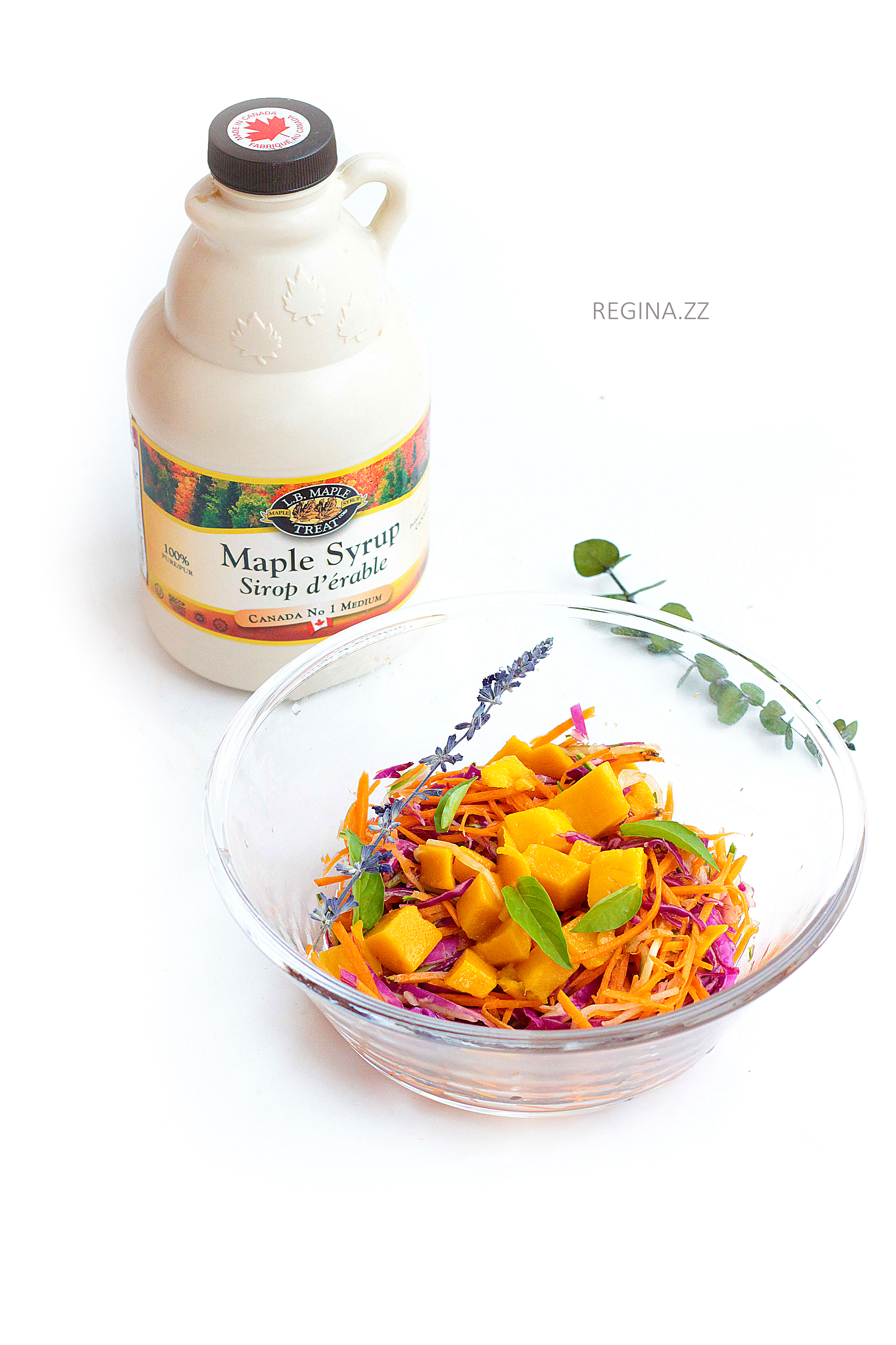 【健康美味】楓糖漿芒果沙拉的做法 步骤2