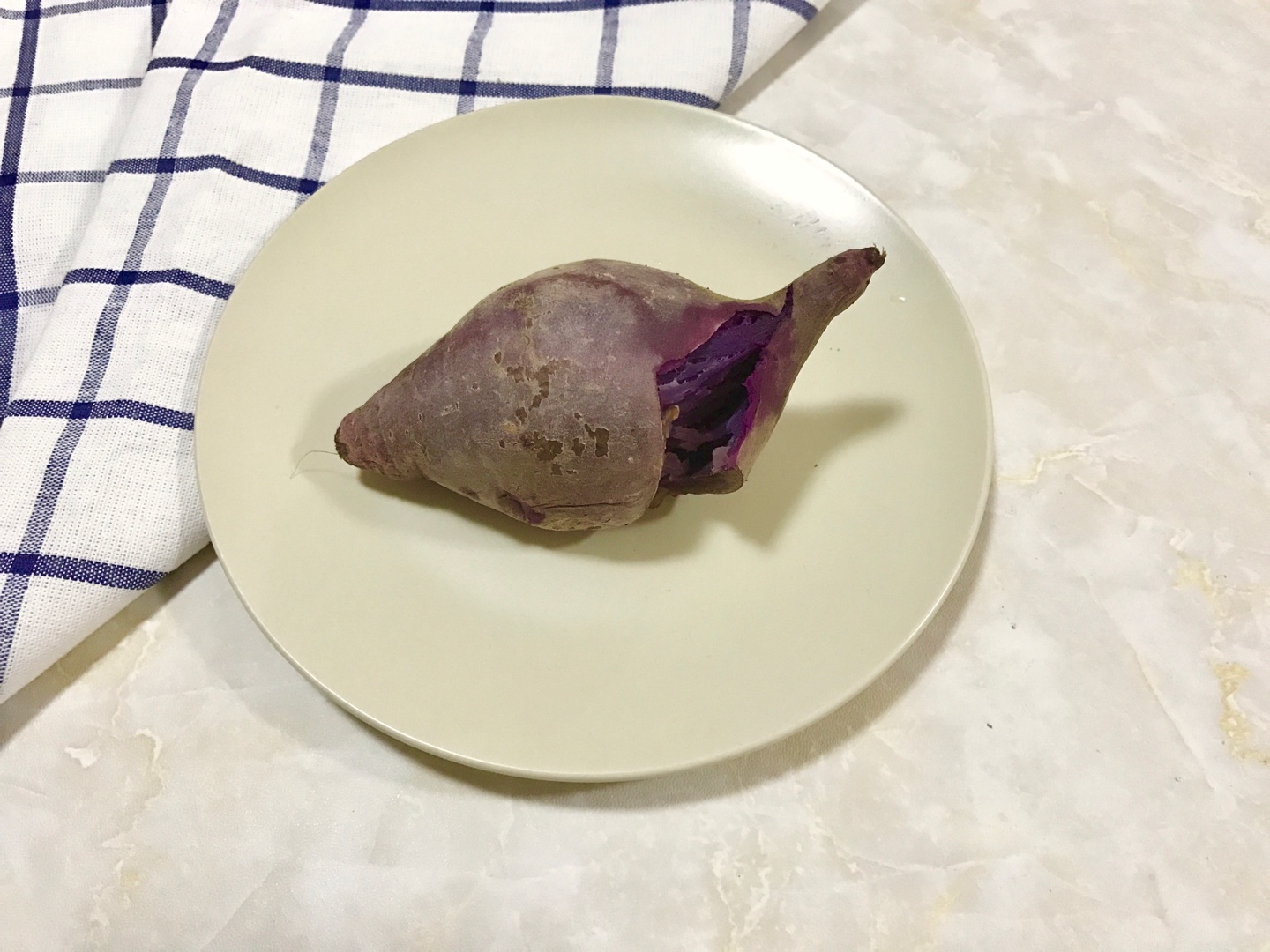 香煎紫薯餅的做法 步骤1