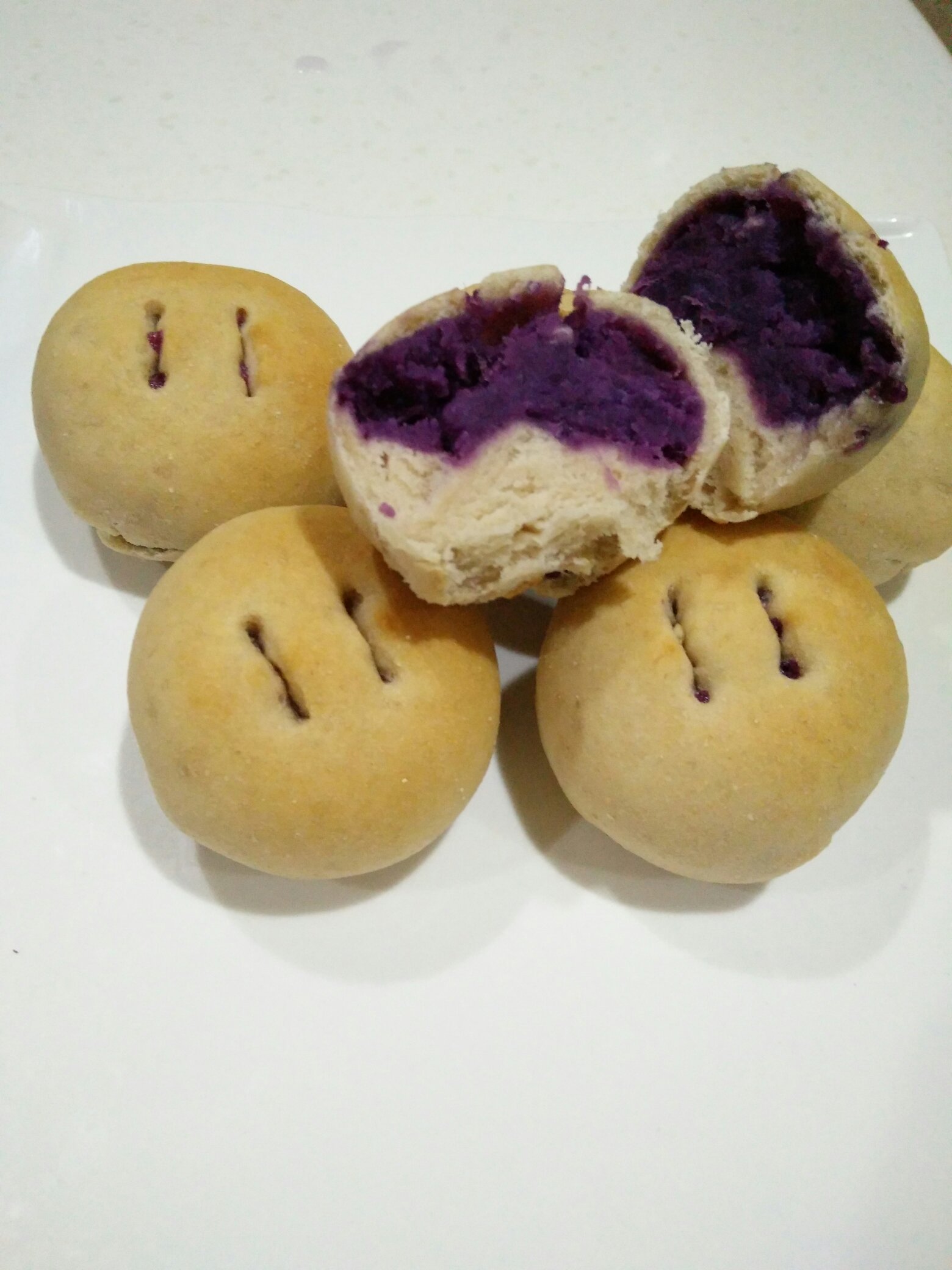 全麥紫薯小面包（無油 無糖）的做法 步骤8
