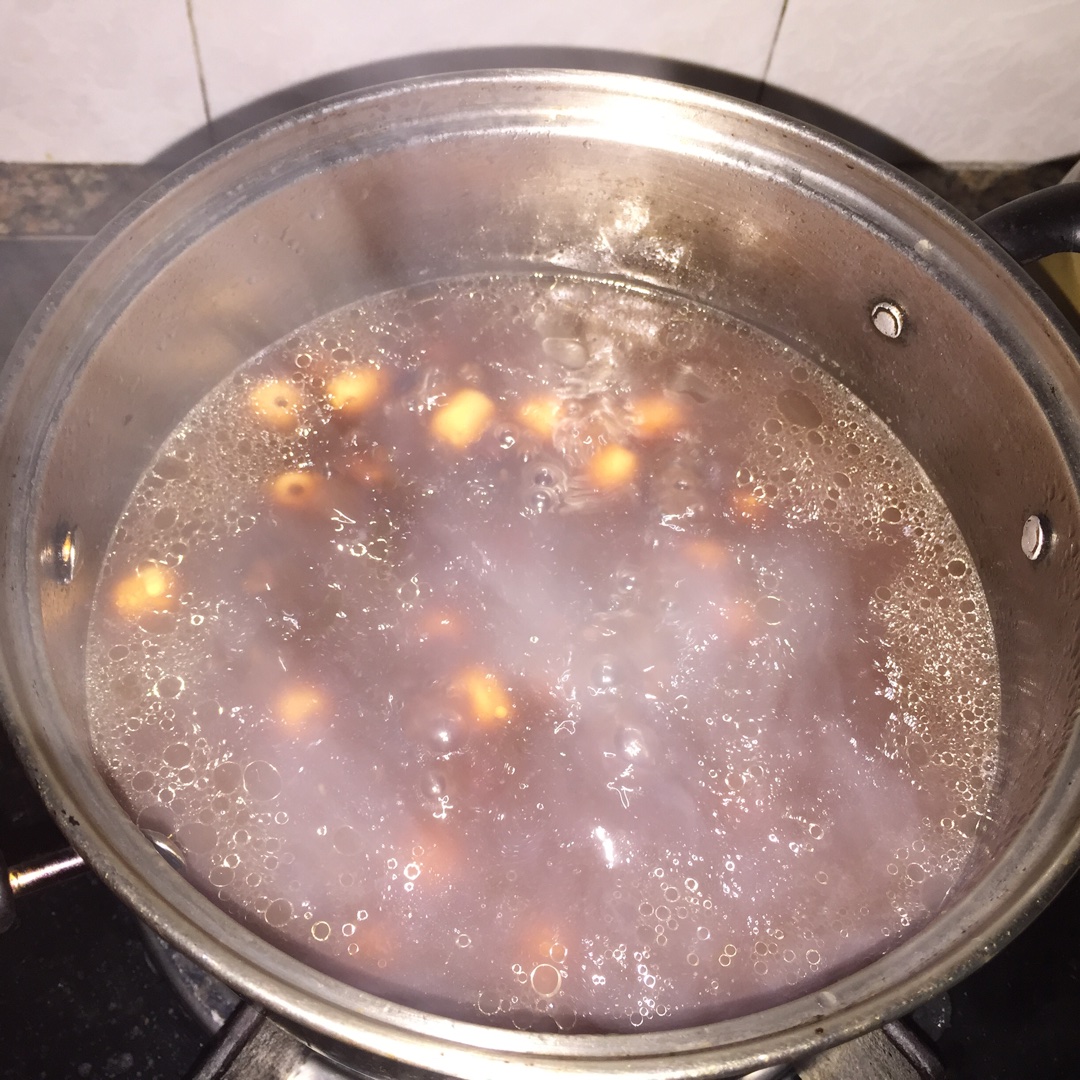 紅豆蓮子椰漿糖水的做法 步骤4