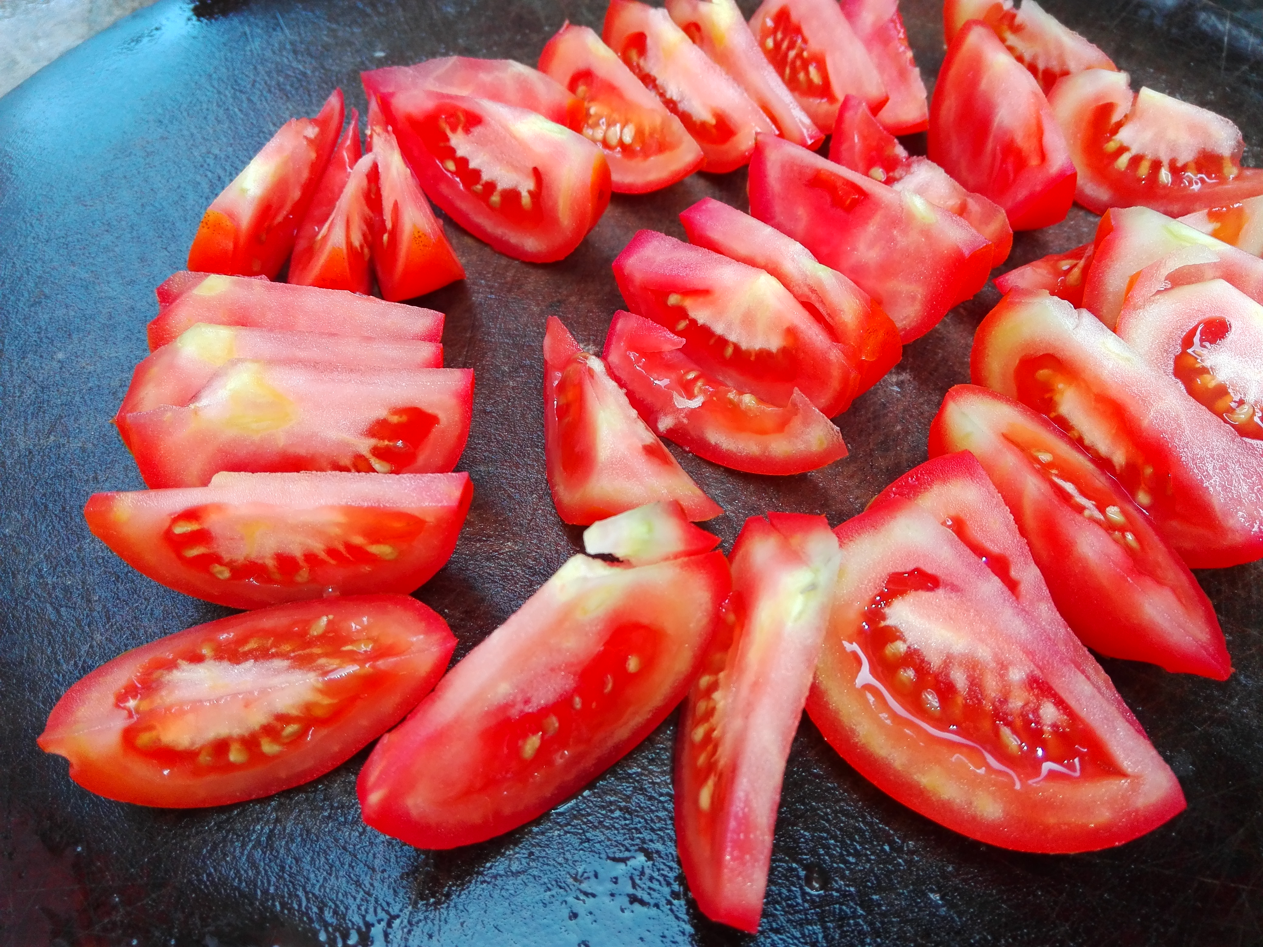 番茄青菜瘦肉面的做法 步骤3