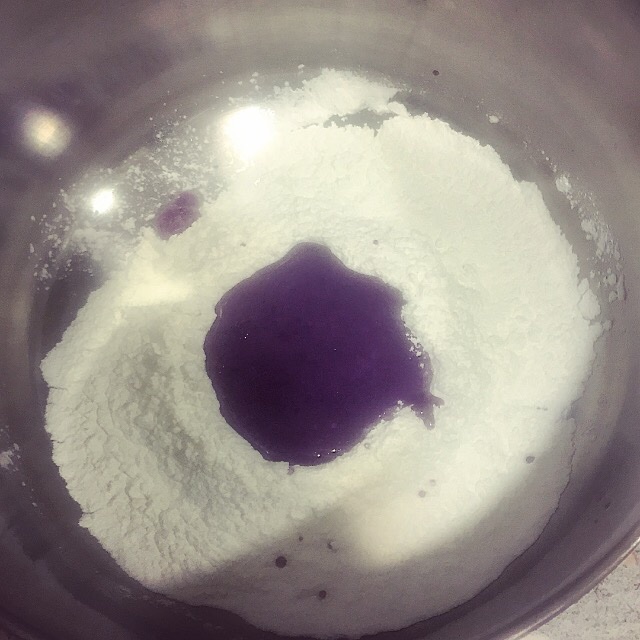 牛奶紫薯紅豆糯米餅兒｛超詳細｝的做法 步骤5