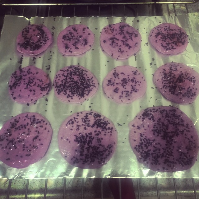 牛奶紫薯紅豆糯米餅兒｛超詳細｝的做法 步骤9