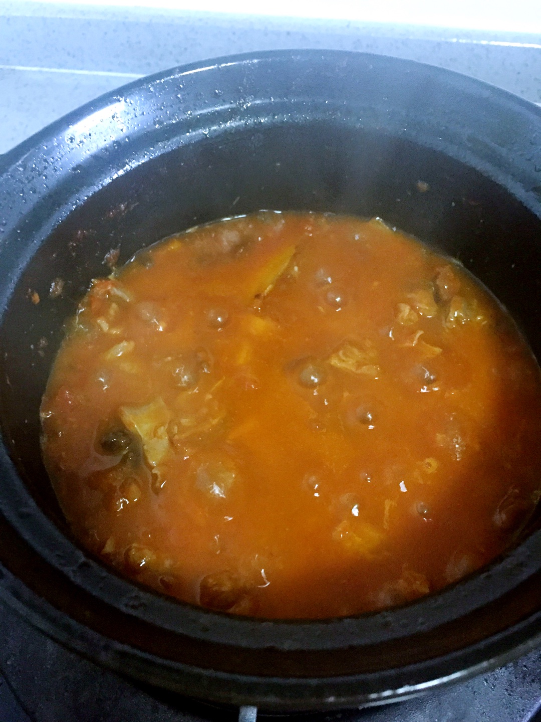 番茄牛腩堡(砂鍋版）的做法 步骤6