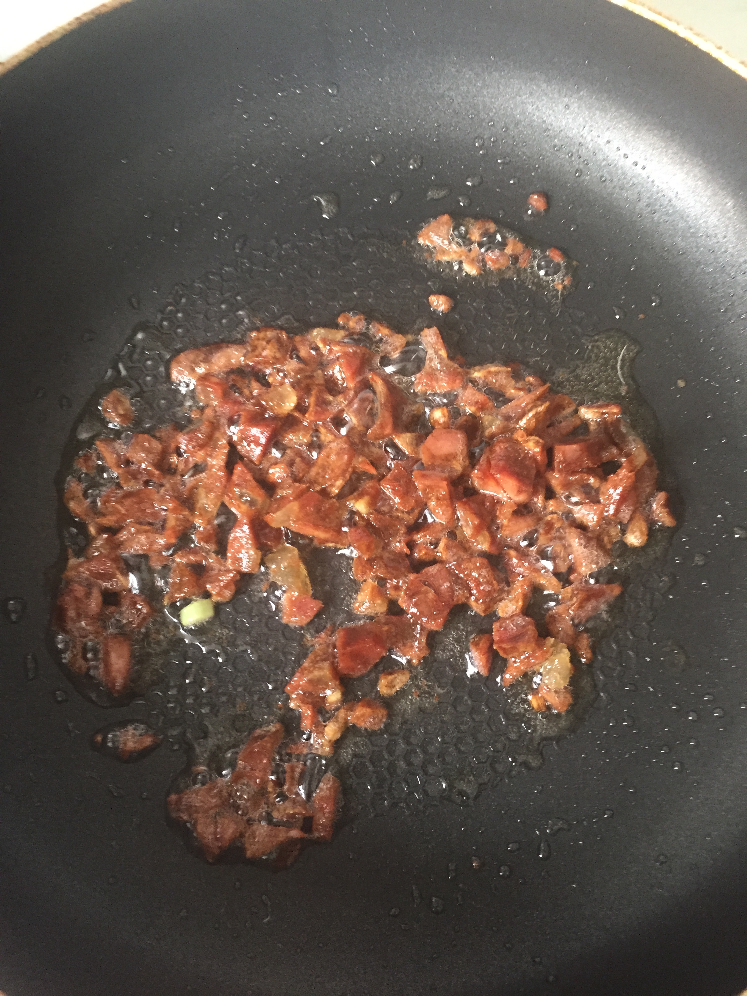 香菇油菜炒飯的做法 步骤2