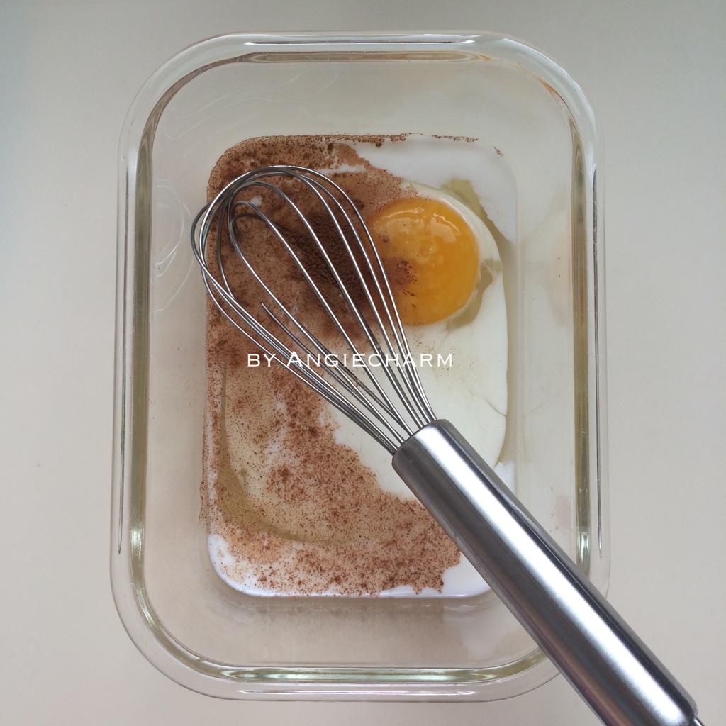 【五分鐘早餐】隔夜法棍的復活︰蛋奶法棍的做法 步骤2