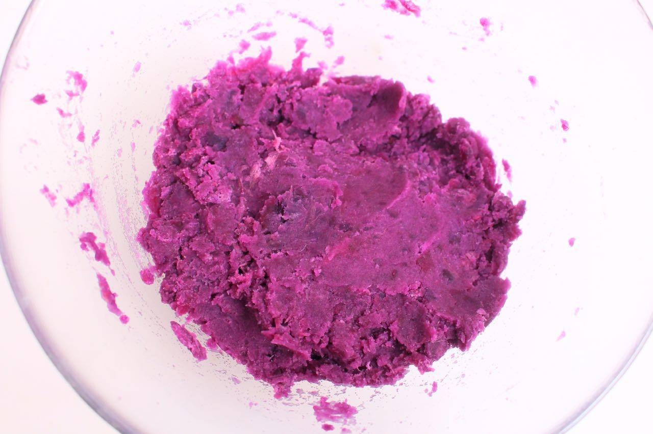 紫薯乳酪球－簡單好吃又補鈣的網紅小甜點的做法 步骤5