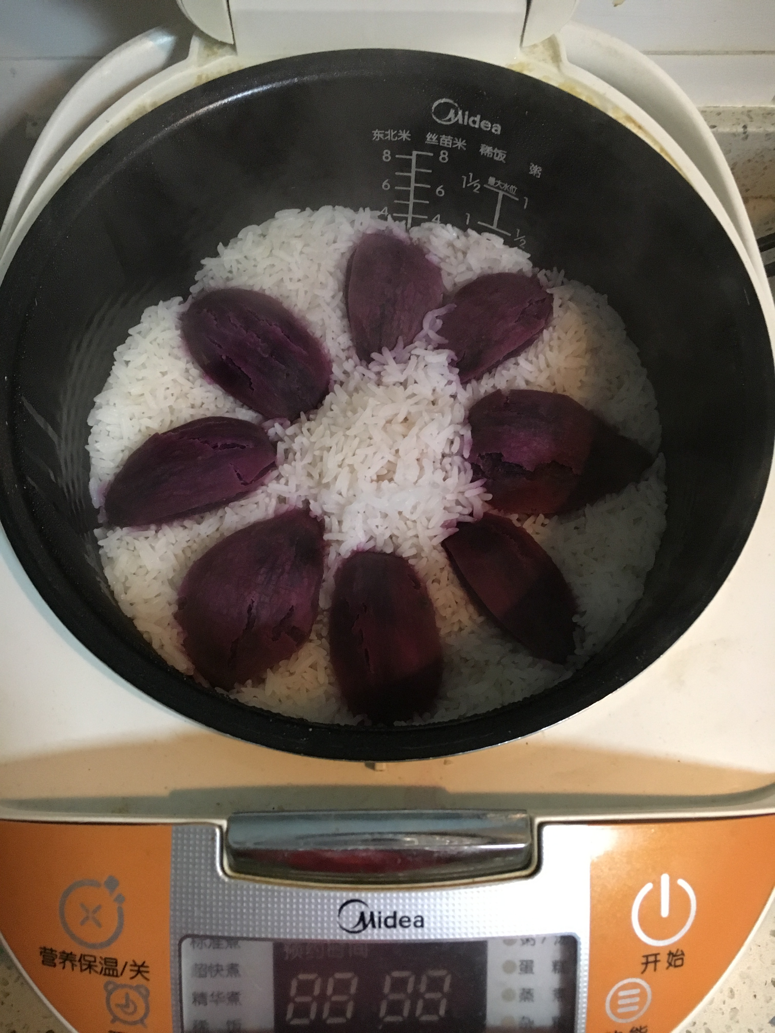 紫薯米飯的做法 步骤2