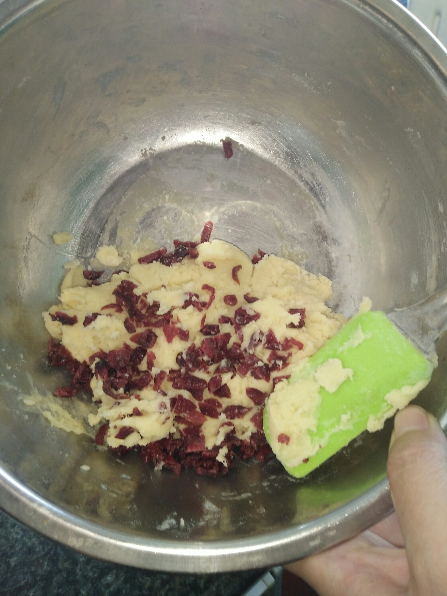 ttm簡易蔓越莓餅干的做法 步骤2