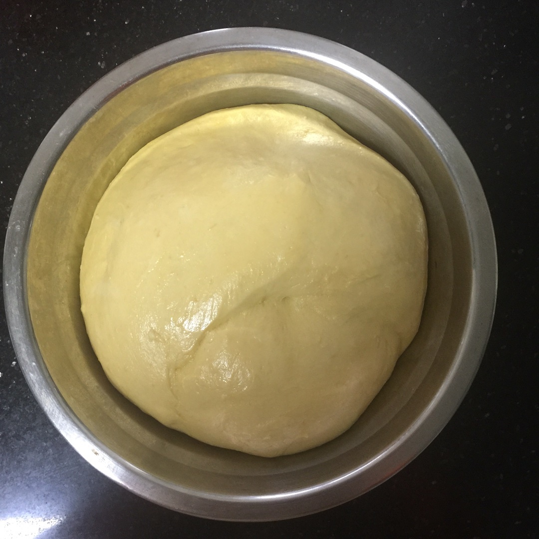 南瓜面包(老面酵頭)的做法 步骤6