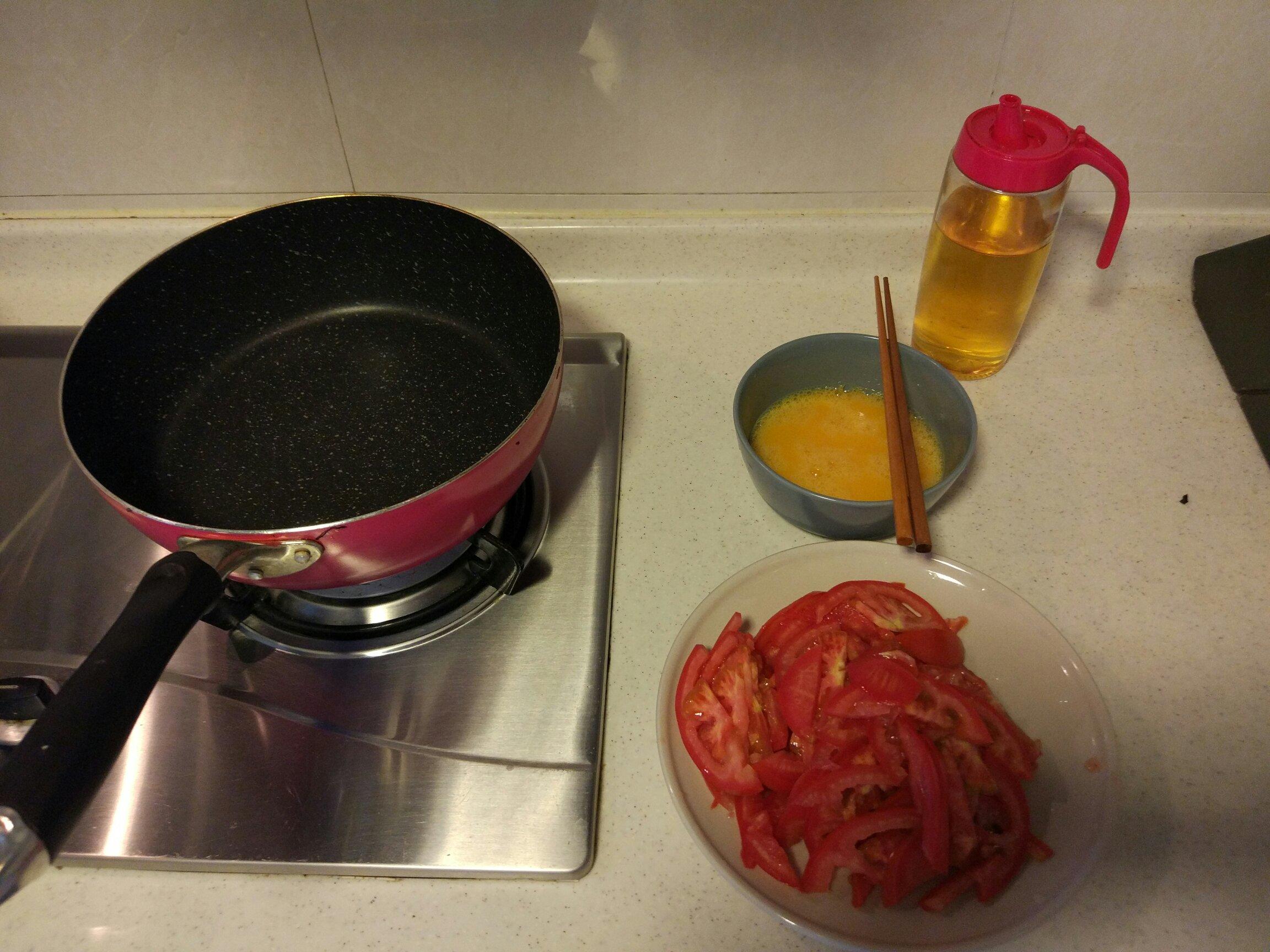孕餐:西紅柿炒蛋 涼拌苦瓜的做法 步骤4