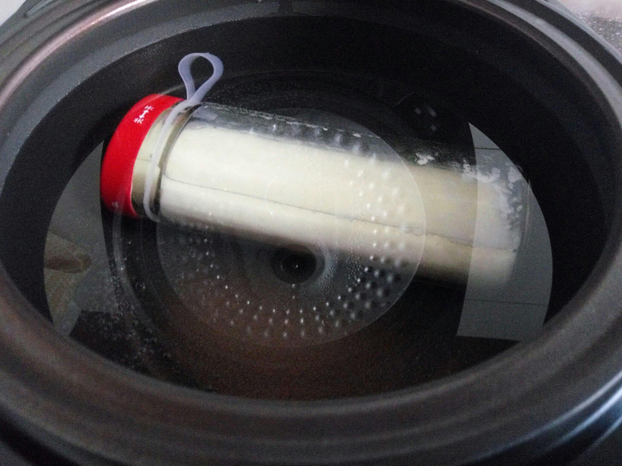 無酸奶檔電飯煲 自制酸奶的做法 步骤4