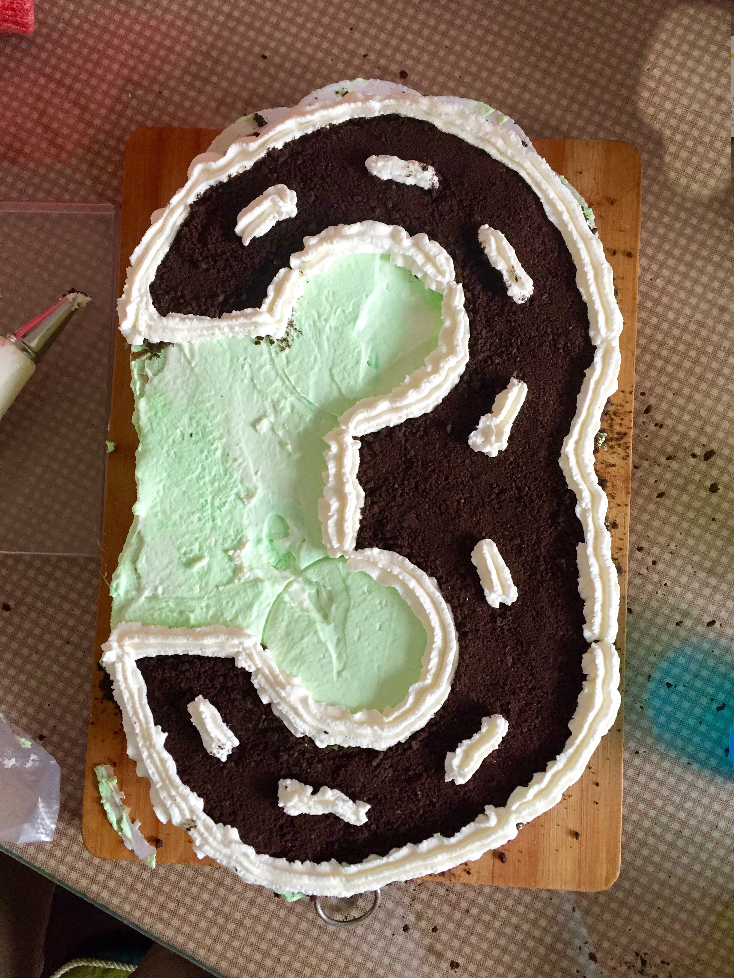 3歲創意數字生日蛋糕的做法 步骤9