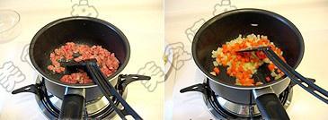 烤麪包佐咖哩牛肉土豆泥的做法 步骤4