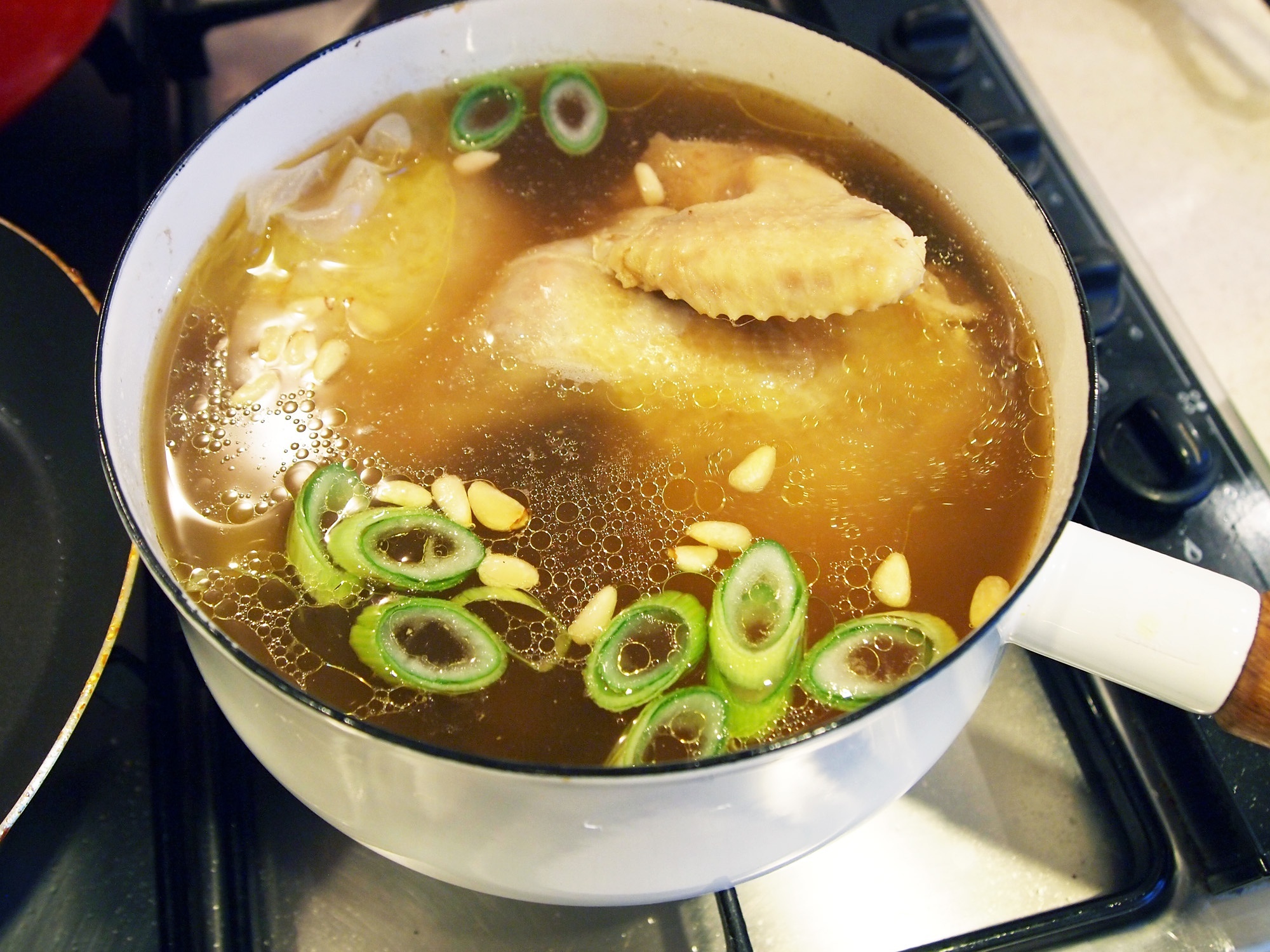 韓國家鄉參雞湯的做法 步骤4