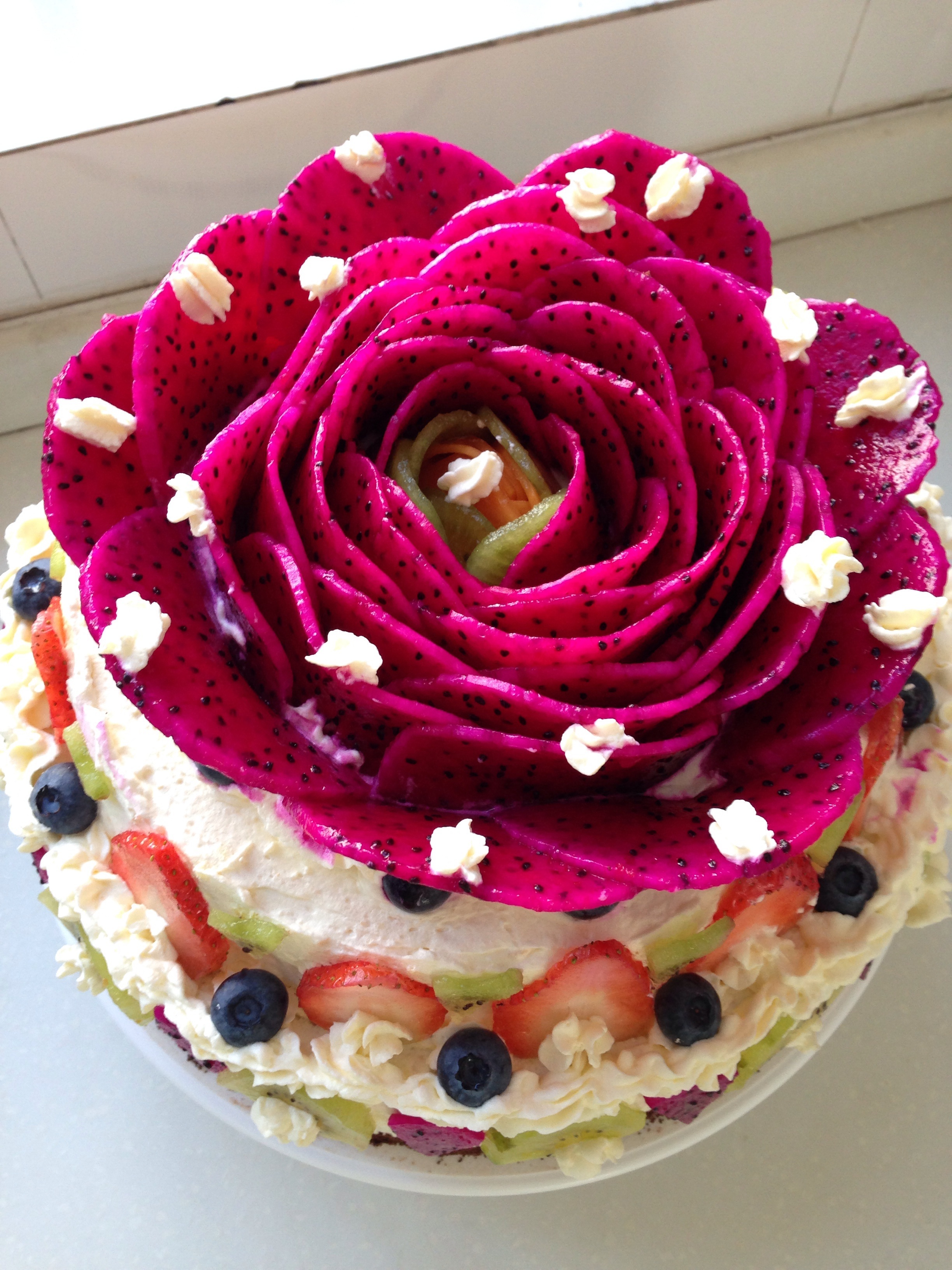 生日蛋糕水果蛋糕裝飾蛋糕的做法 步骤6