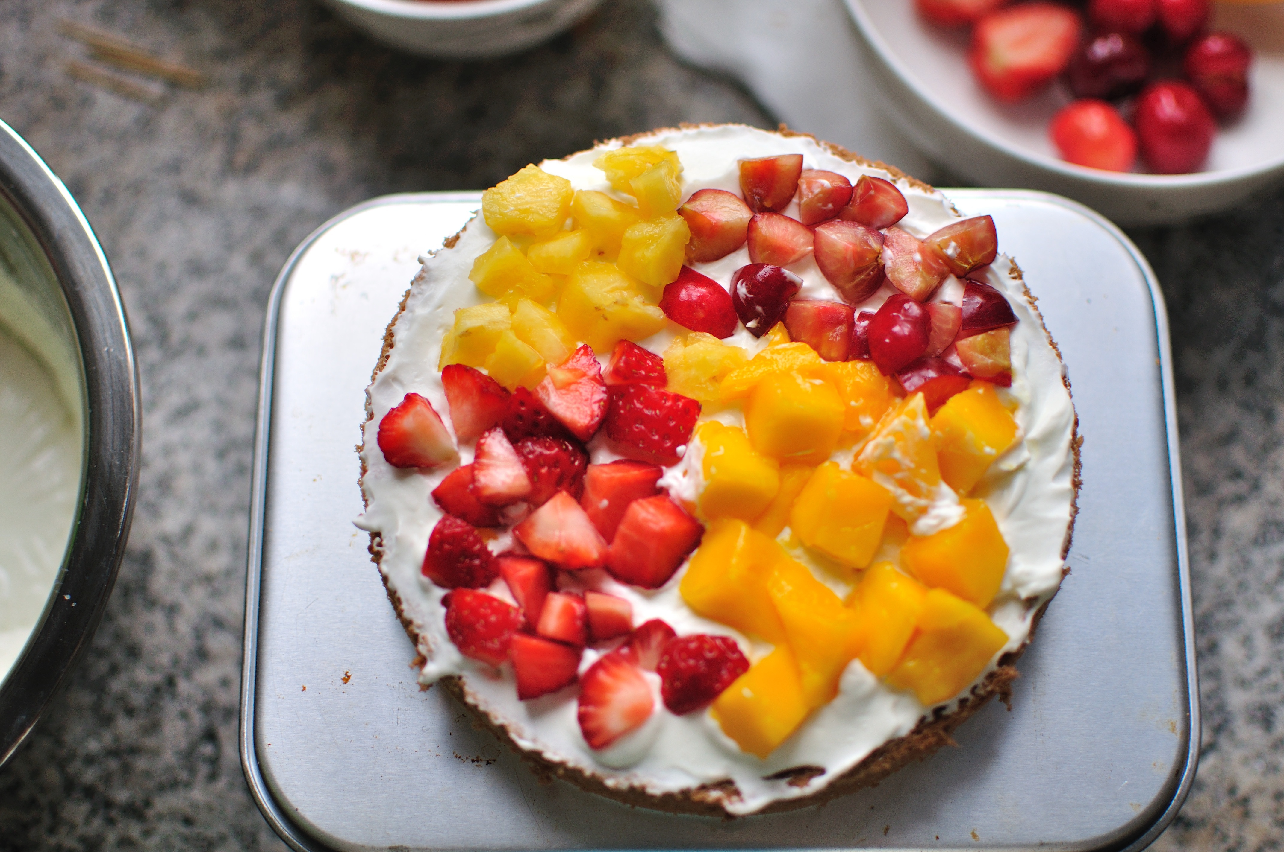水果 裱花蛋糕的做法 步骤8