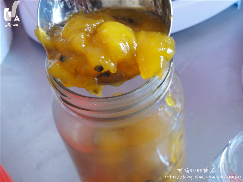 百香果香芒果醬的做法 步骤9