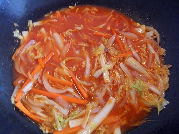 韓國辣醬炒年糕的做法 步骤5