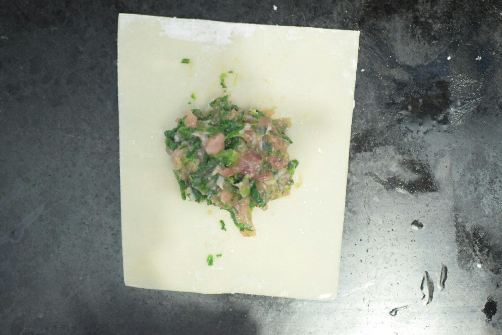 上海特色 薺菜鮮肉餛飩的做法 步骤3