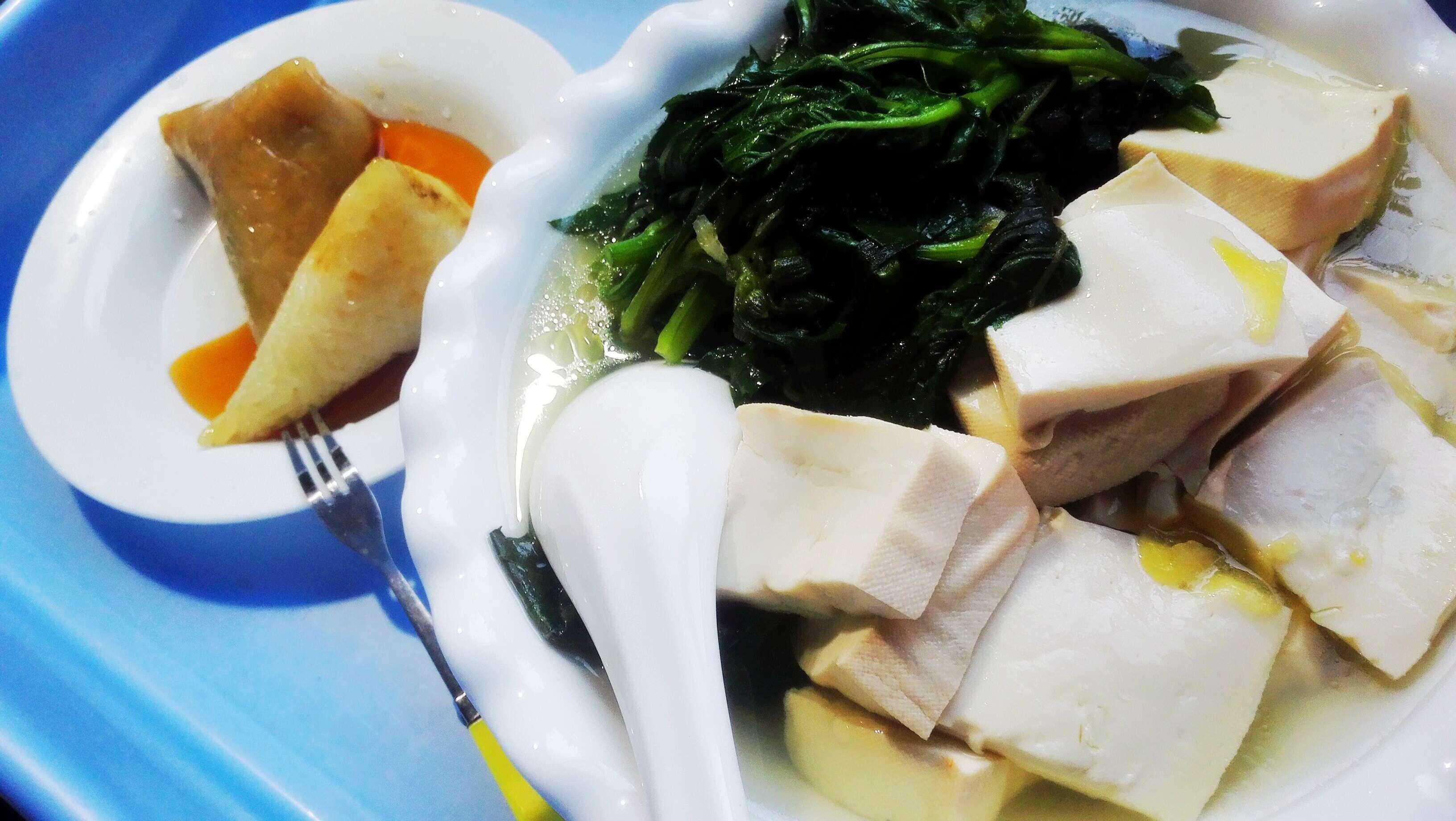 瘦身清腸湯丨野茼蒿豆腐湯&粽子 · 圓滿素食的做法 步骤8
