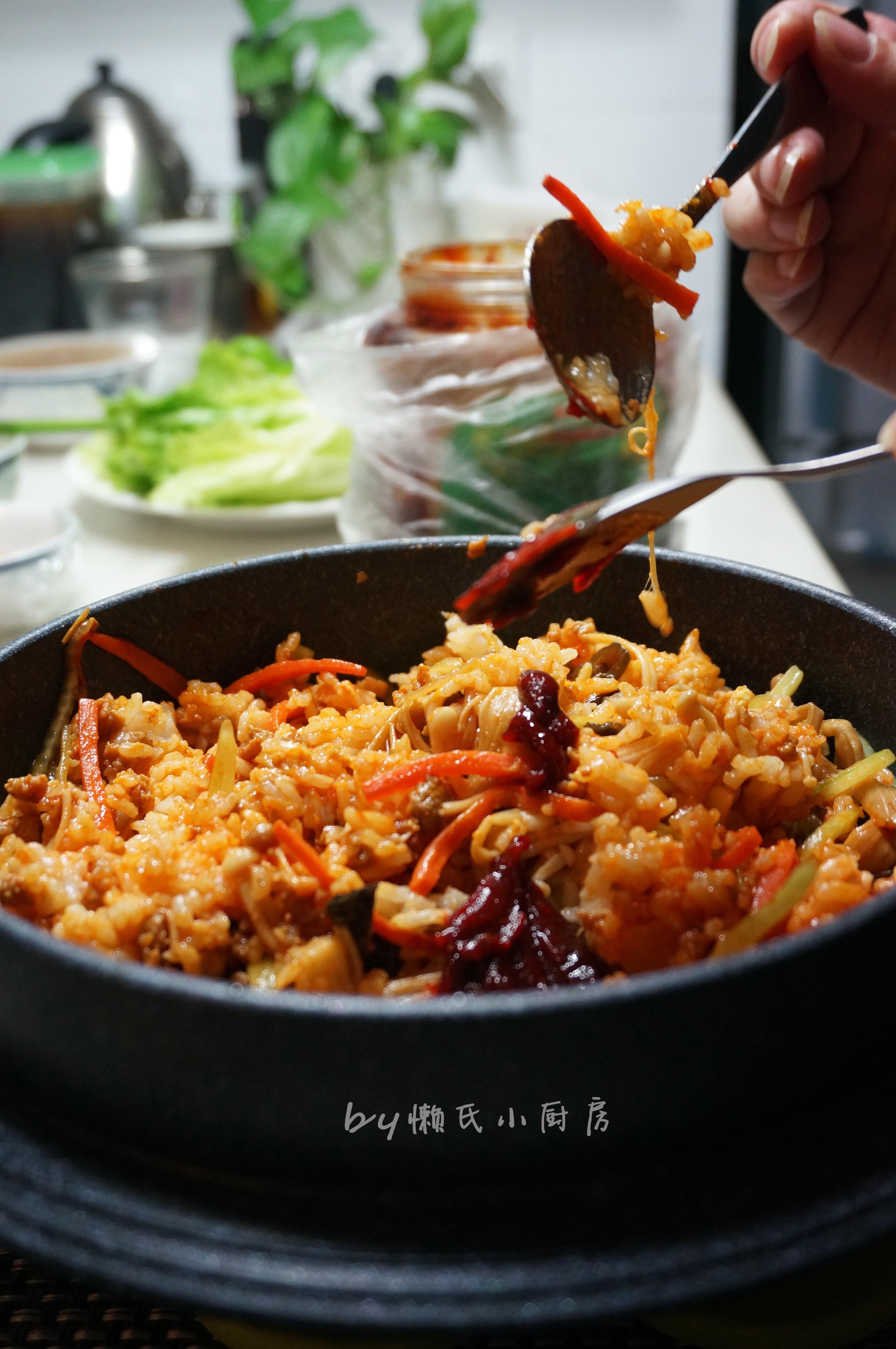 韓式石鍋拌飯的做法 步骤9