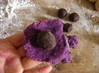 紫薯冰皮月餅的做法 步骤6