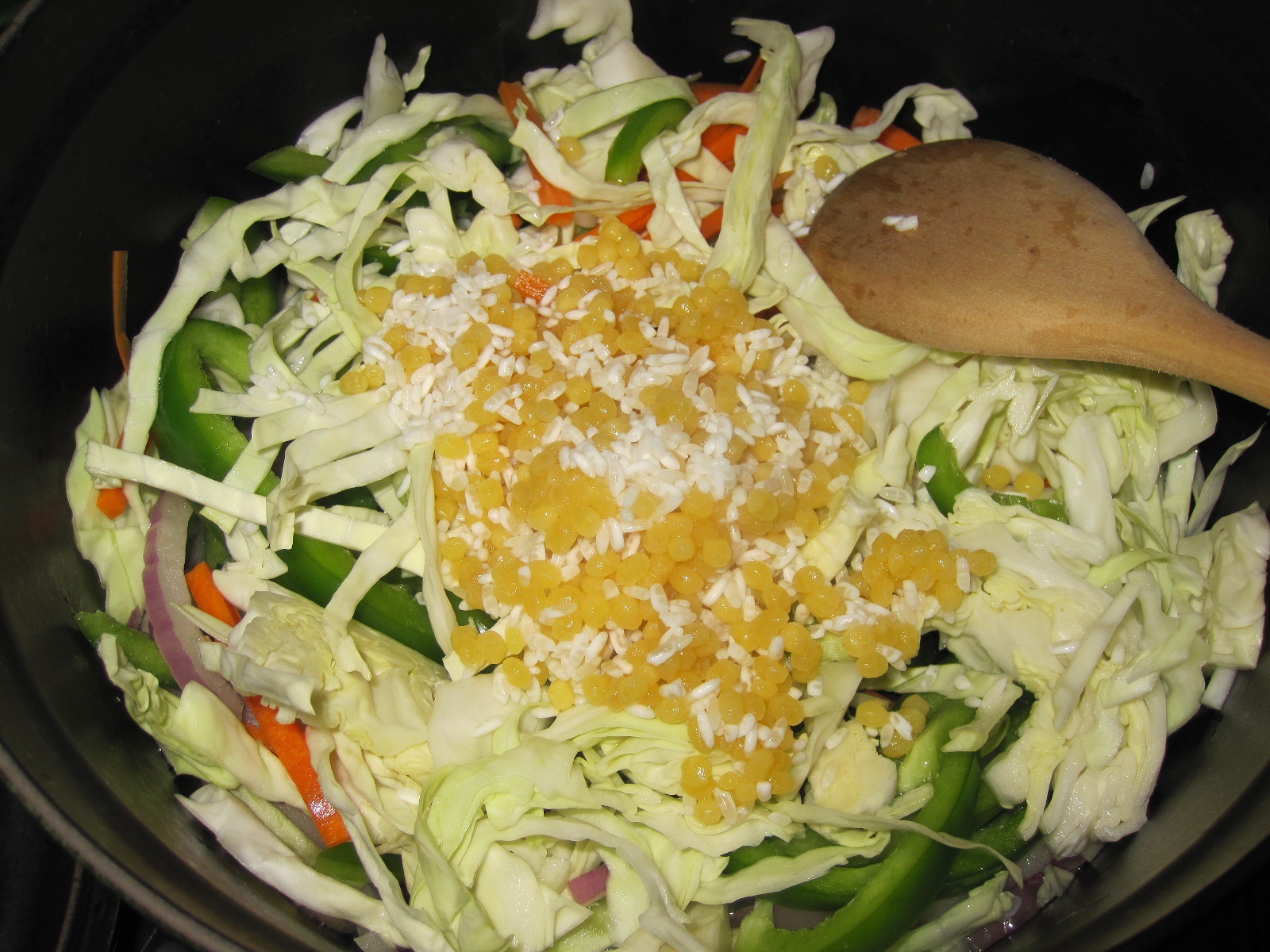 （staub鍋）燜蔬菜飯的做法 步骤5
